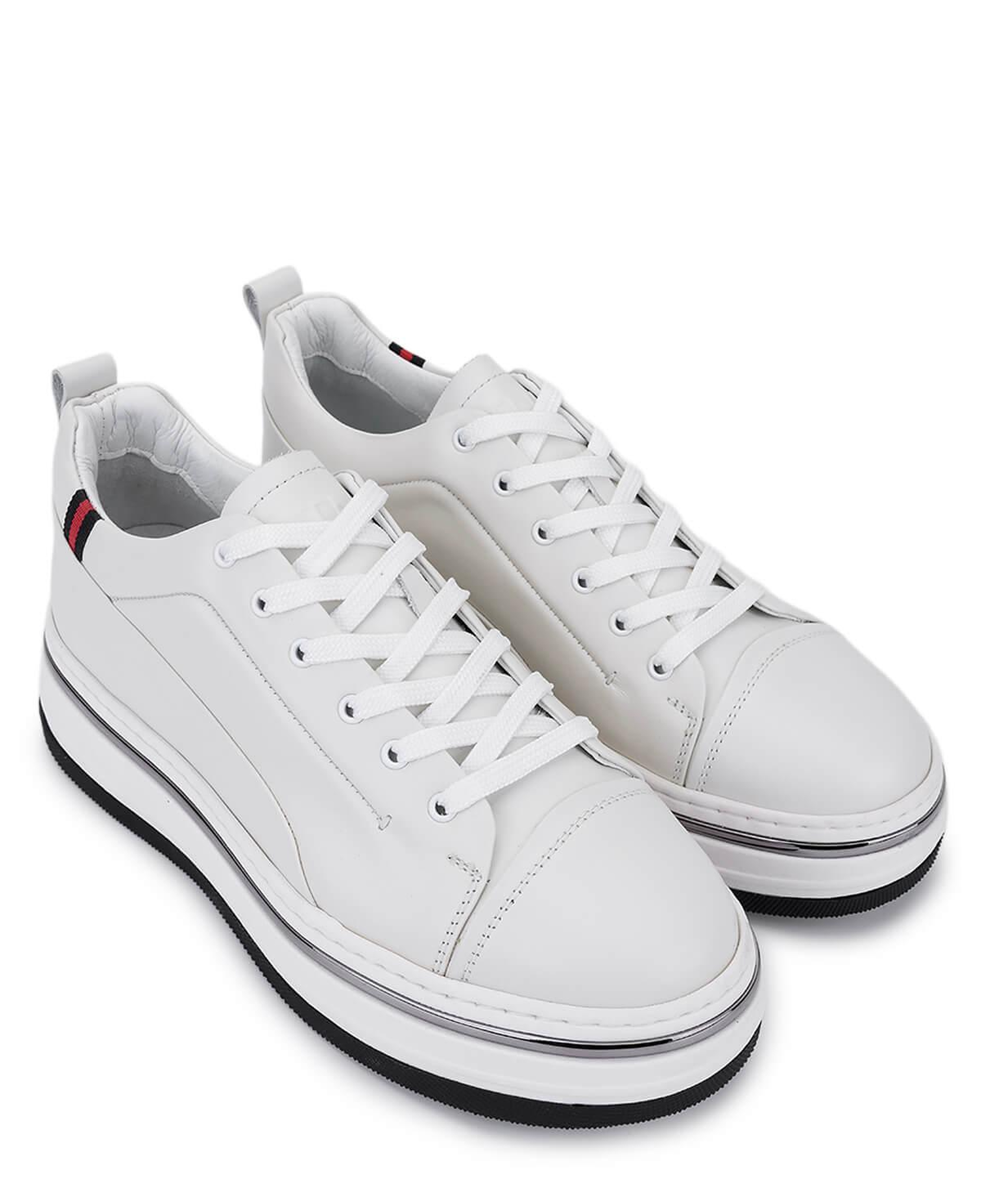 Tamer Tanca Erkek Hakiki Deri Beyaz Sneakers & Spor Ayakkabı