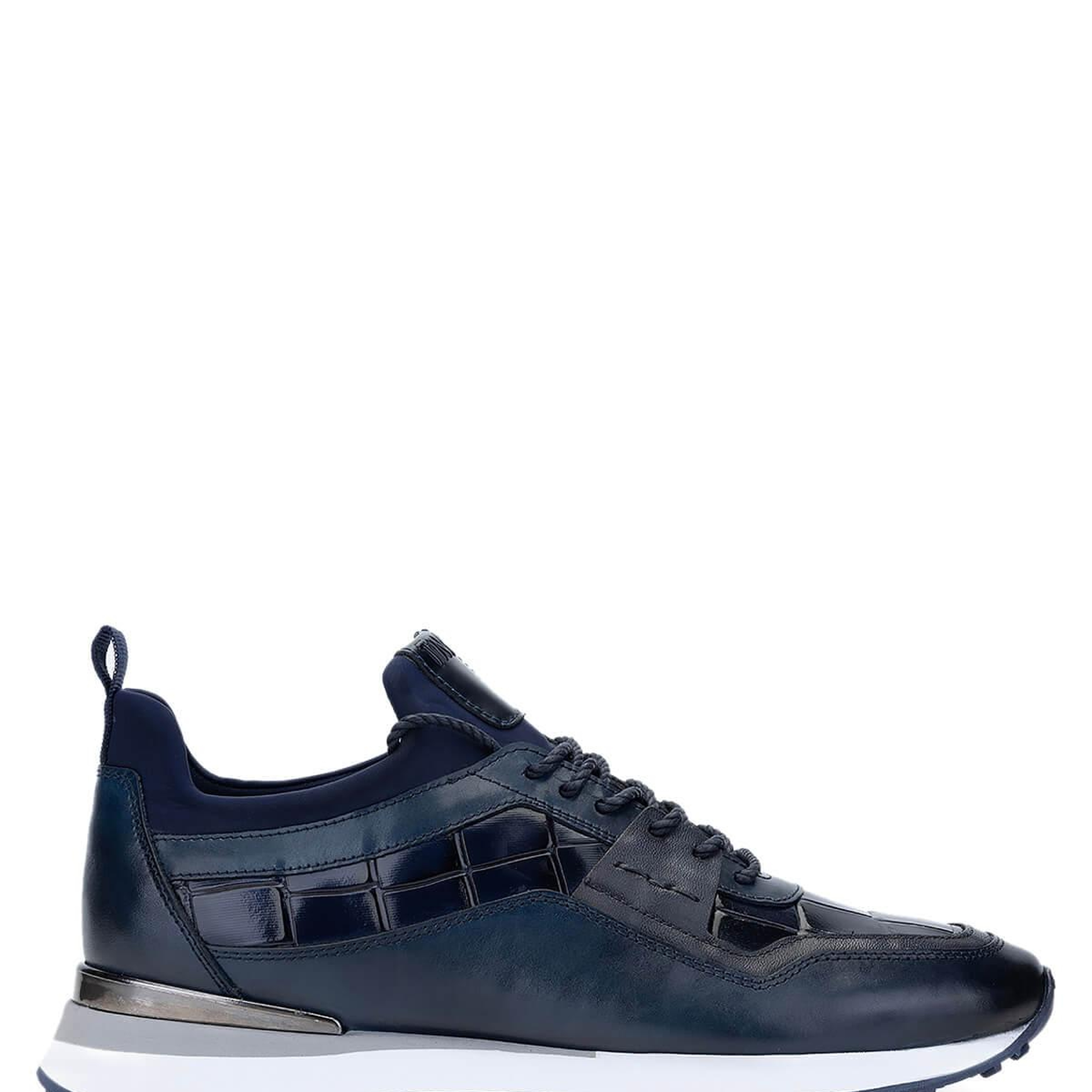 Tamer Tanca Erkek Hakiki Deri Lacivert Sneakers & Spor Ayakkabı