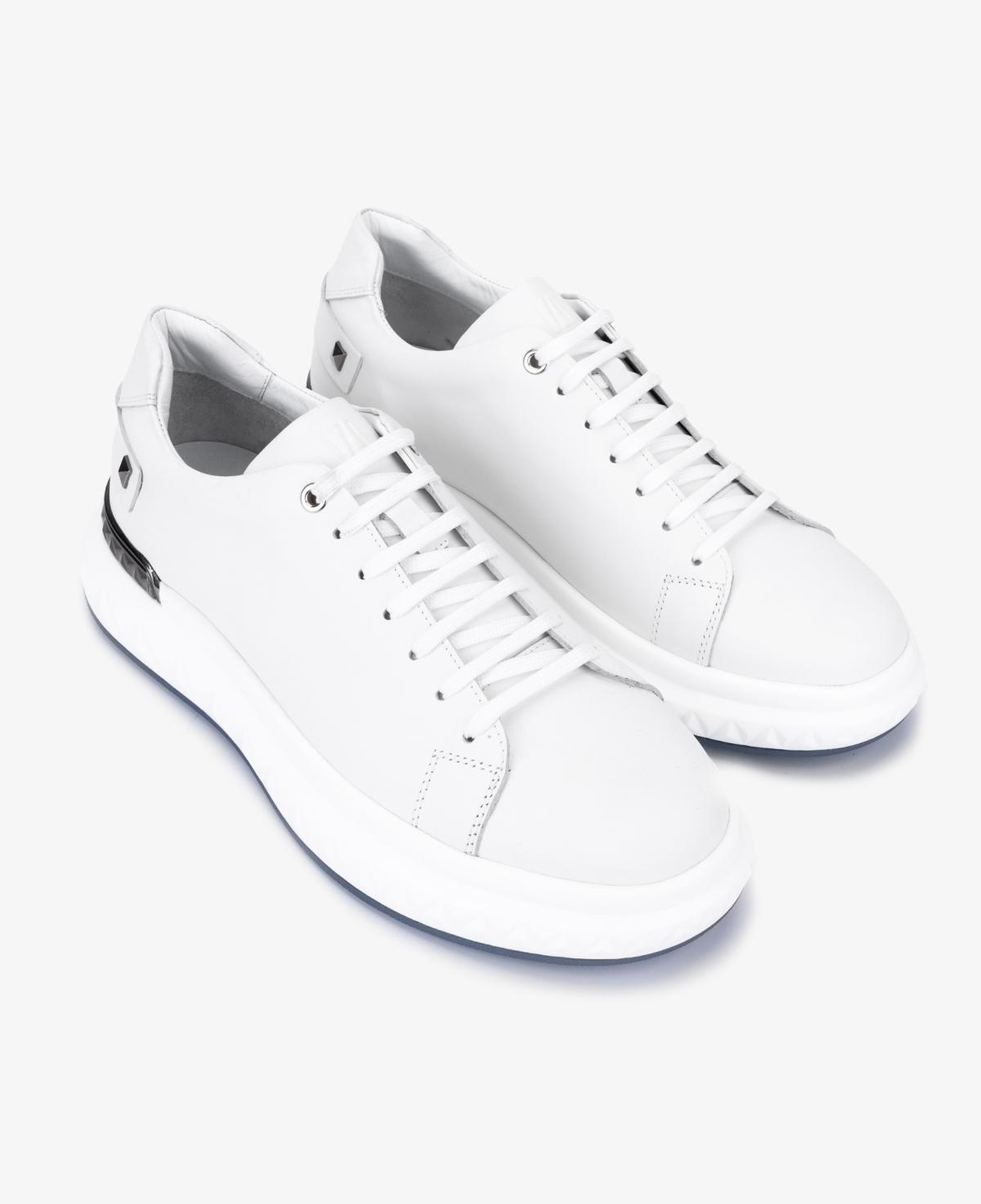 Valmenti Erkek Hakiki Deri Beyaz Sneakers & Spor Ayakkabı