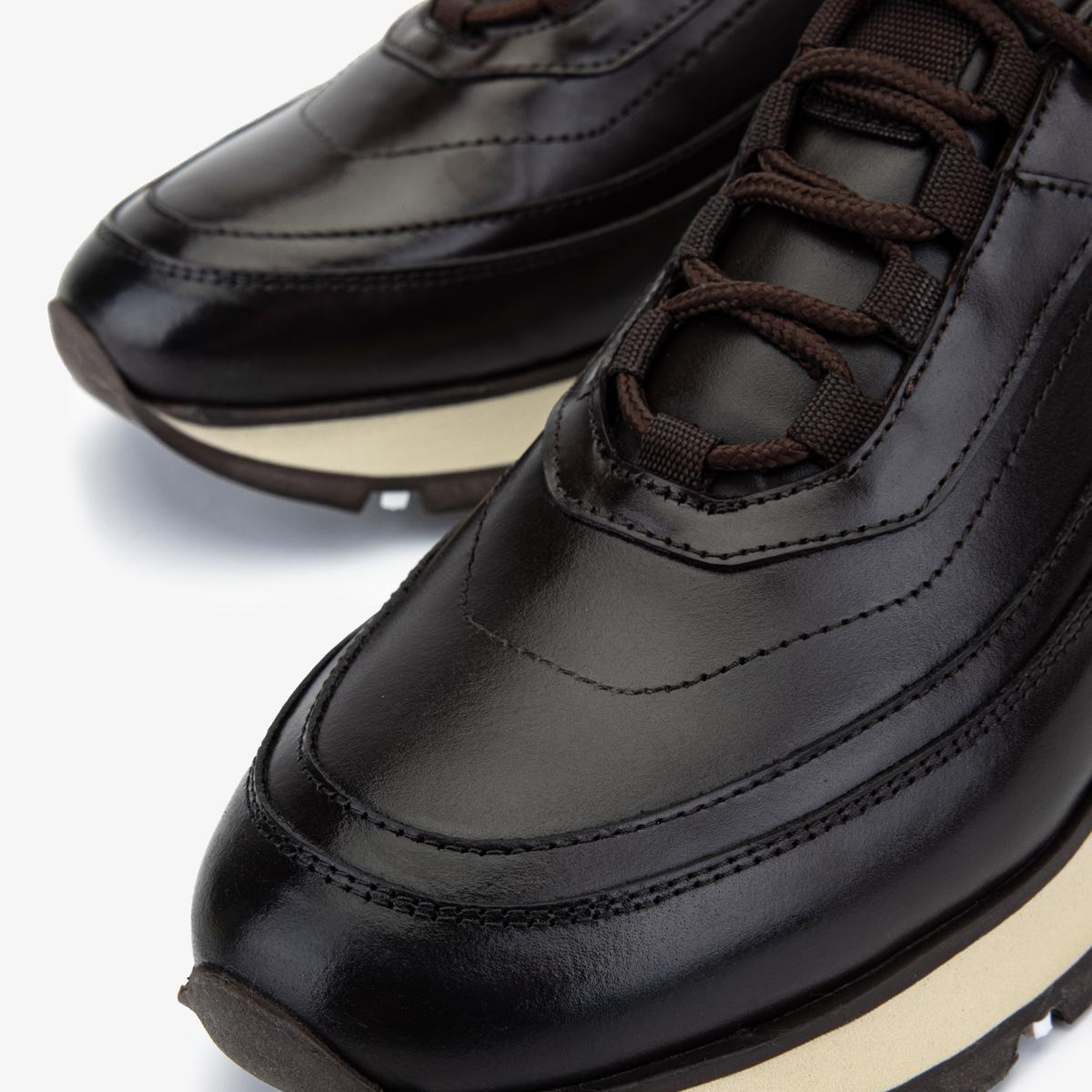 Valmenti Erkek Hakiki Deri Kahverengi Sneakers & Spor Ayakkabı