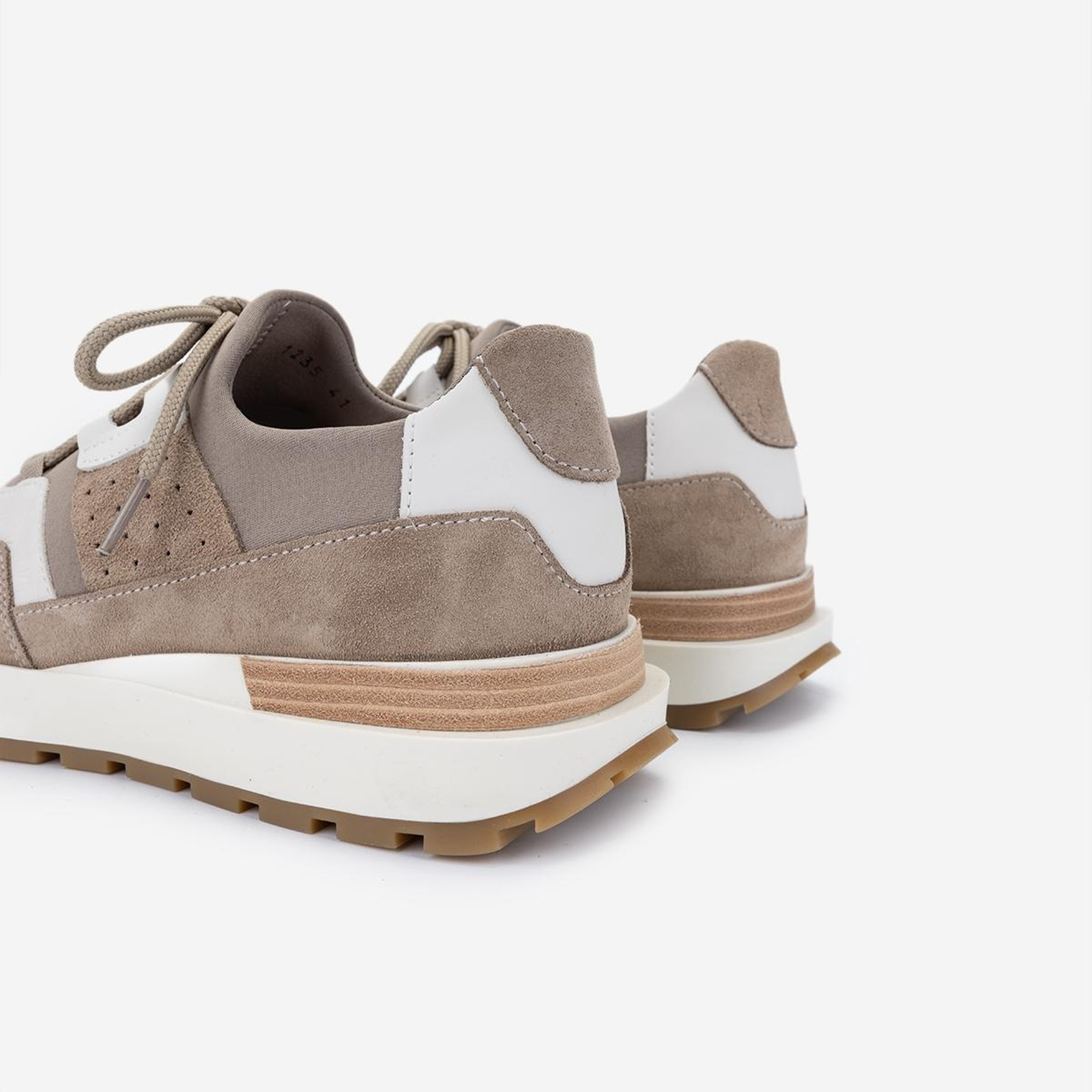 Valmenti Erkek Hakiki Deri Bej Sneakers & Spor Ayakkabı