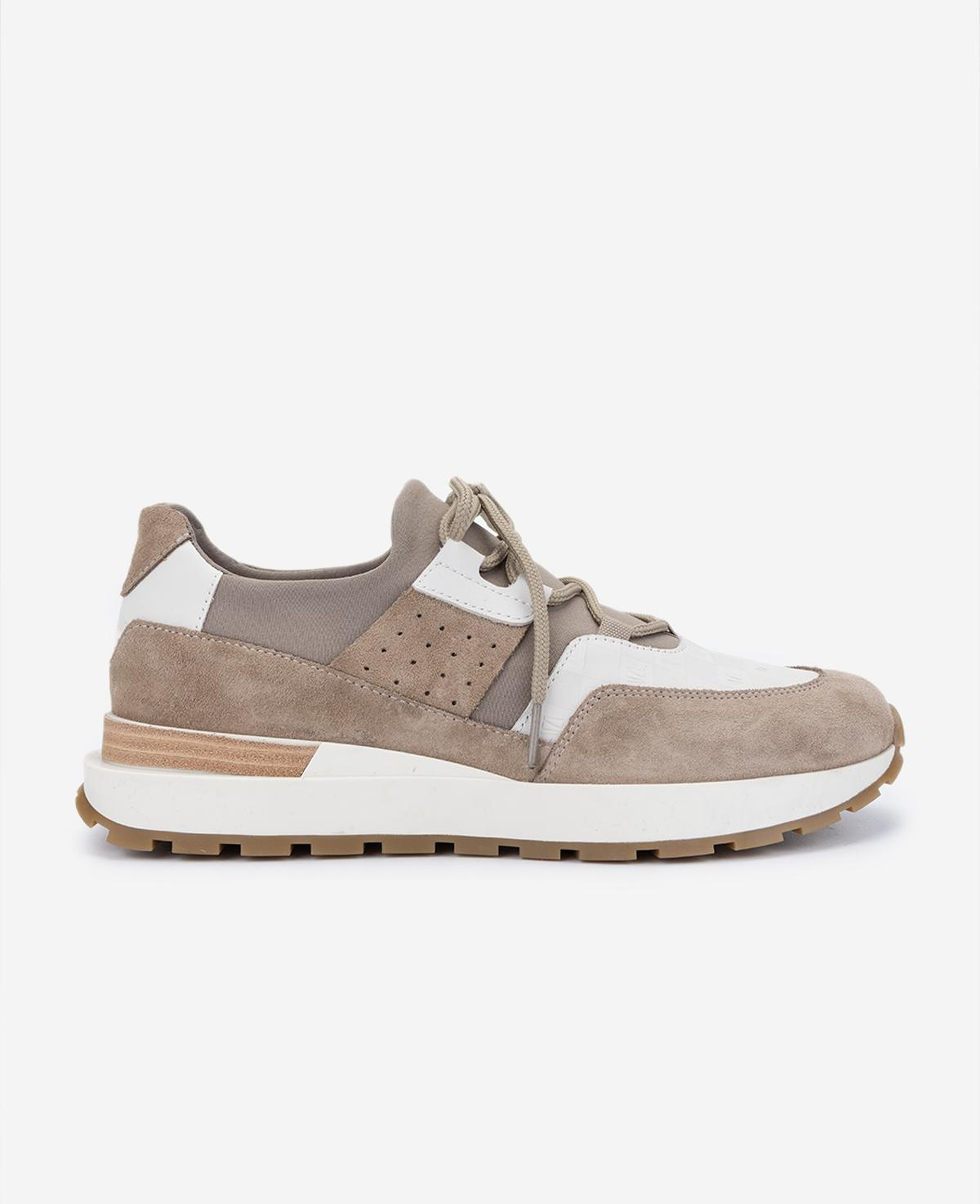 Valmenti Erkek Hakiki Deri Bej Sneakers & Spor Ayakkabı