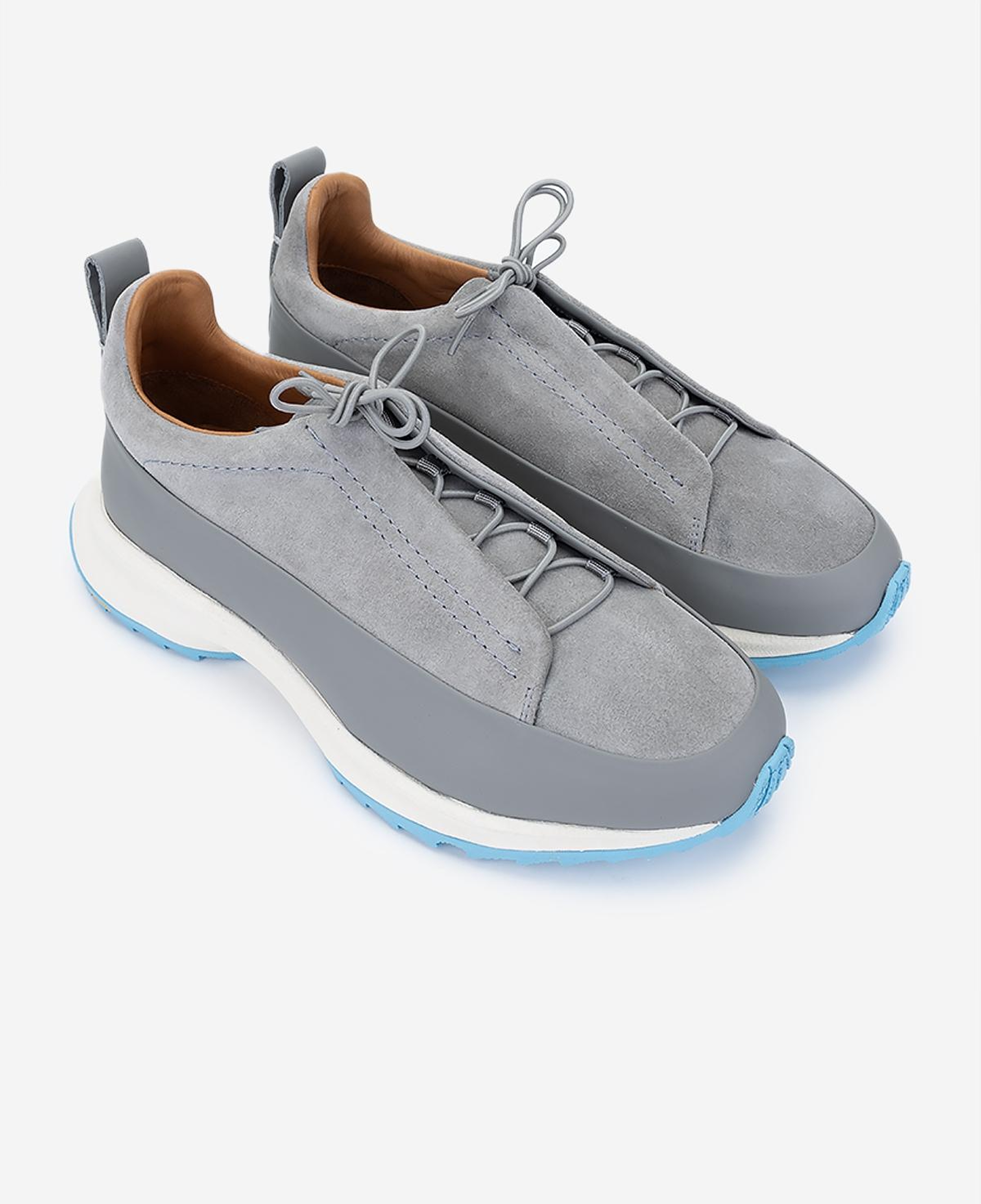 Valmenti Erkek Hakiki Deri Gri Sneakers & Spor Ayakkabı