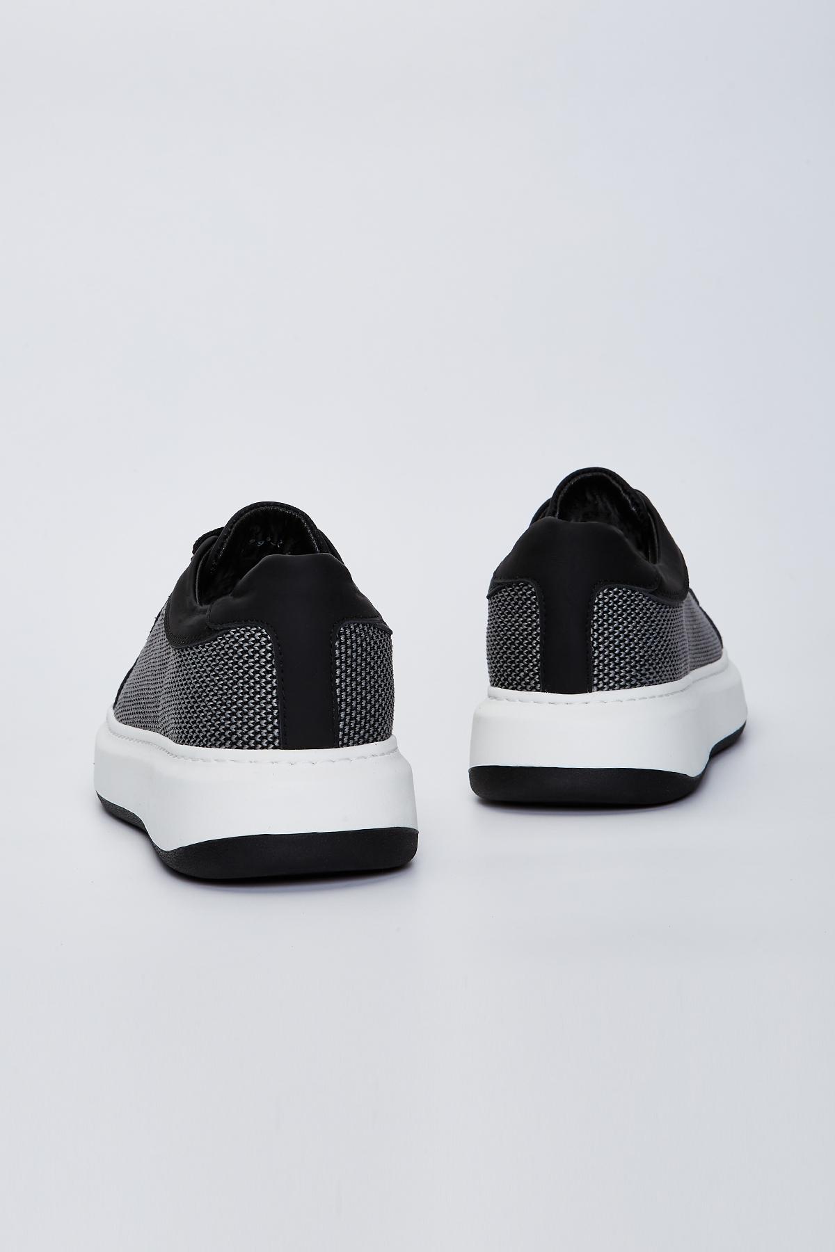 Valmenti Erkek Tekstil/Hakiki Deri Siyah Sneakers & Spor Ayakkabı