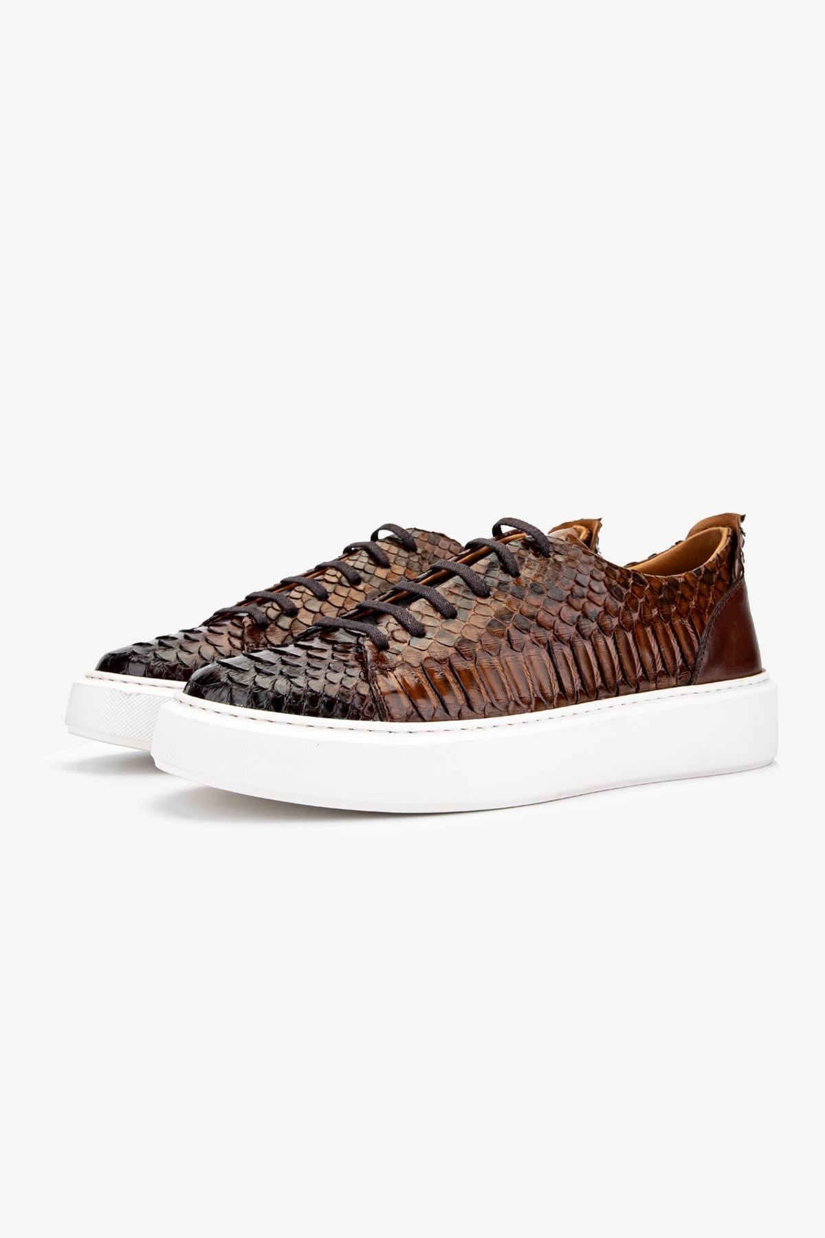 Valmenti Erkek Hakiki Deri Taba Sneakers & Spor Ayakkabı