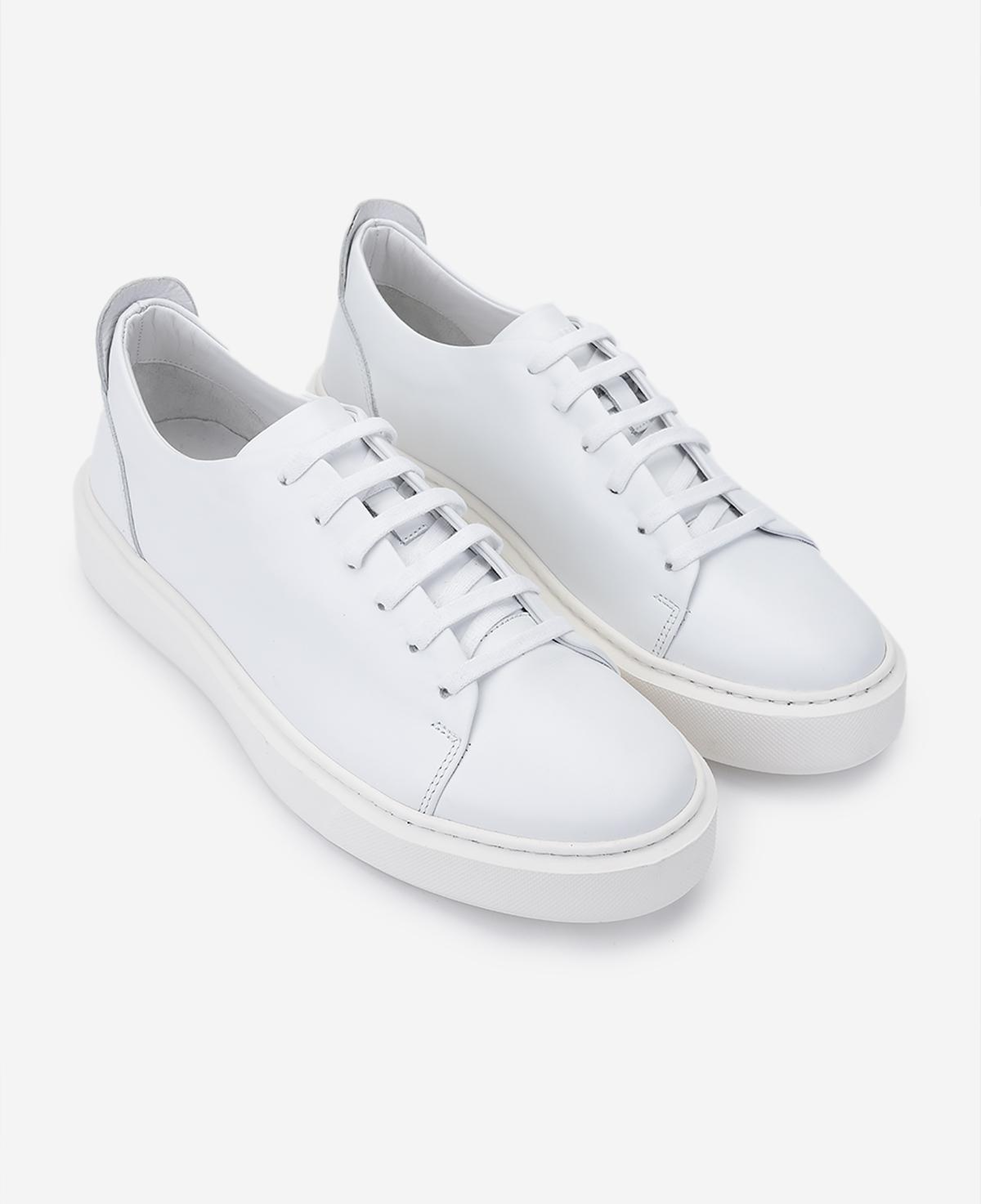 Valmenti Erkek Hakiki Deri Beyaz Sneakers & Spor Ayakkabı