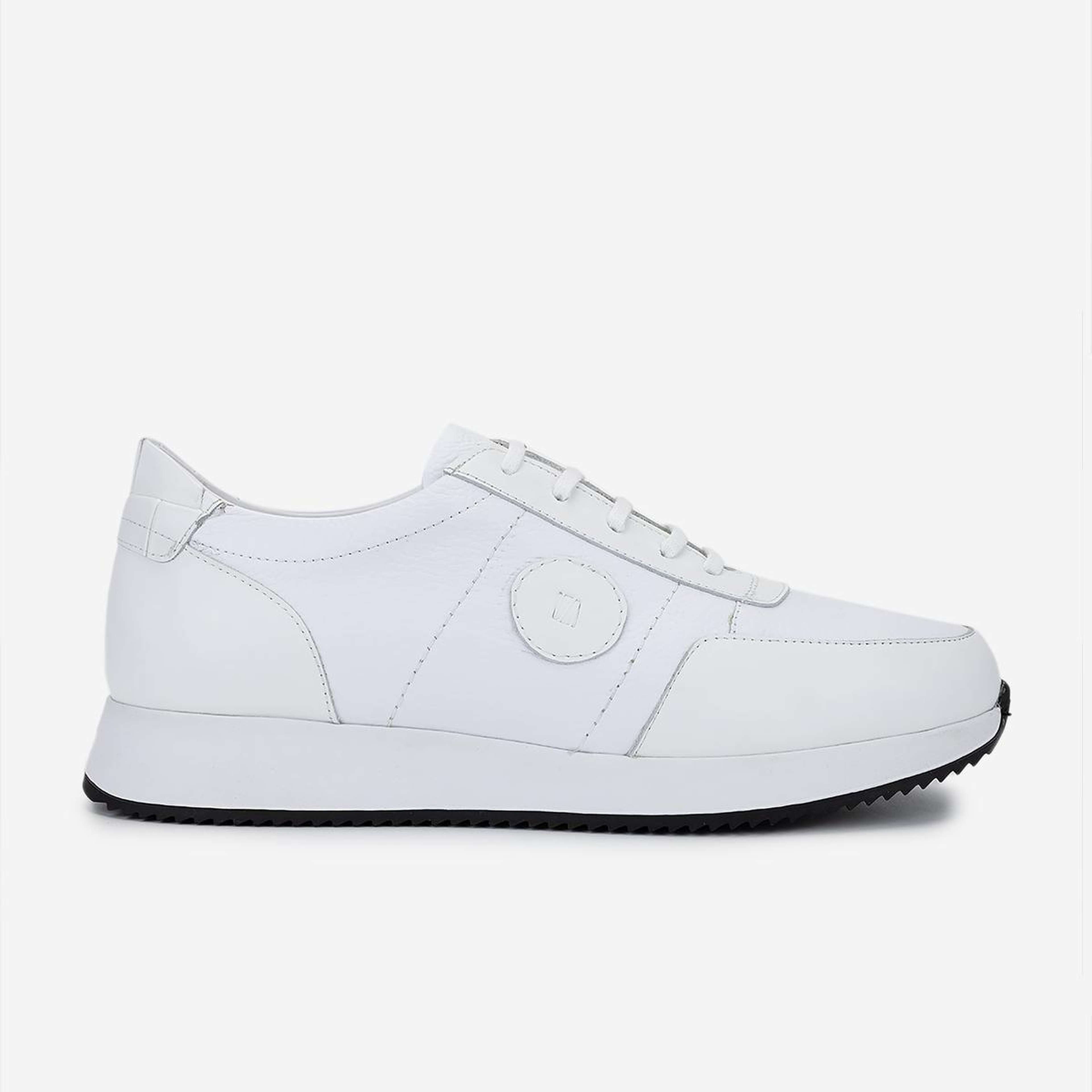 Valmenti Erkek Hakiki Deri Beyaz Sneakers & Spor Ayakkabı