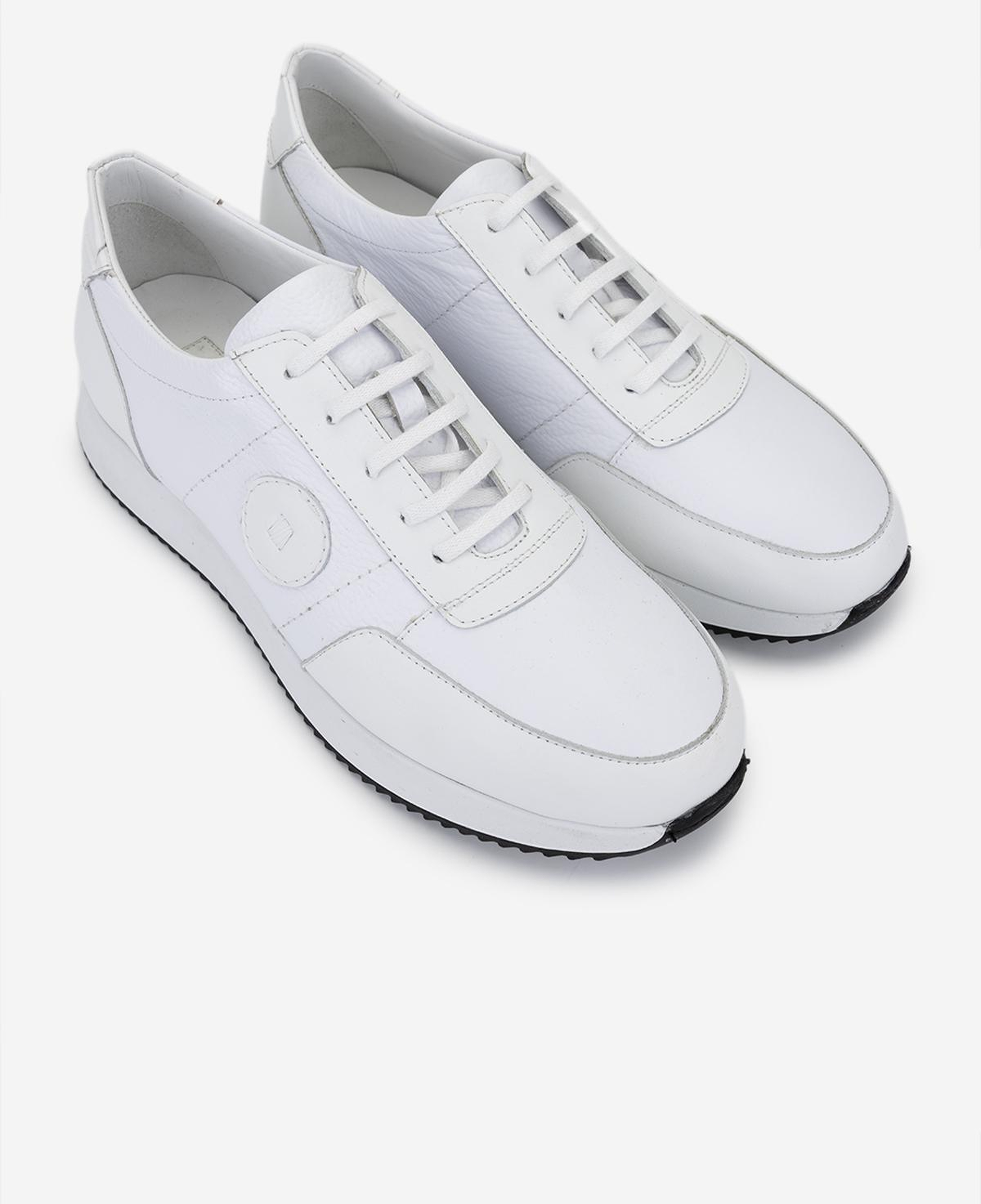 Valmenti Erkek Hakiki Deri Beyaz Sneakers & Spor Ayakkabı