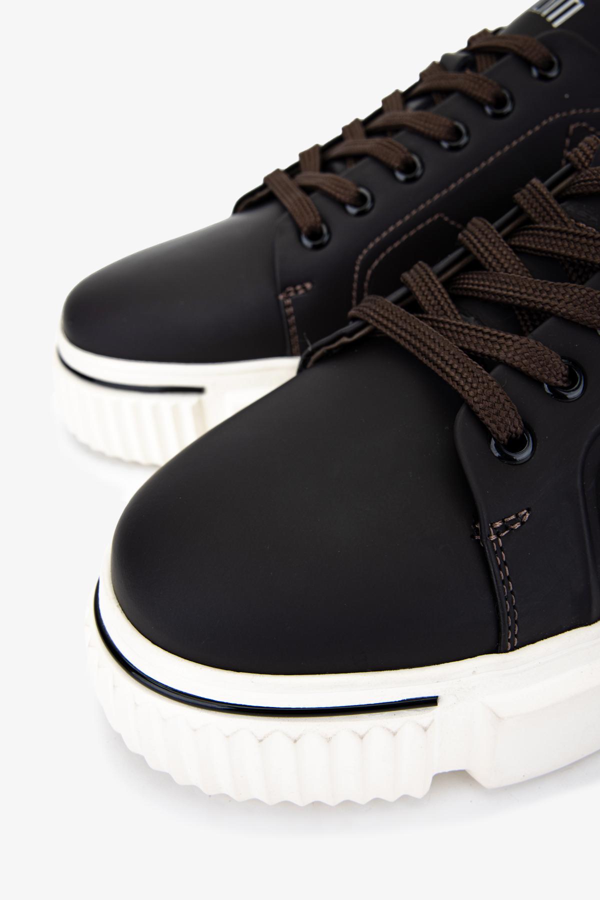 Valmenti Erkek Hakiki Deri Kahverengi Sneakers & Spor Ayakkabı