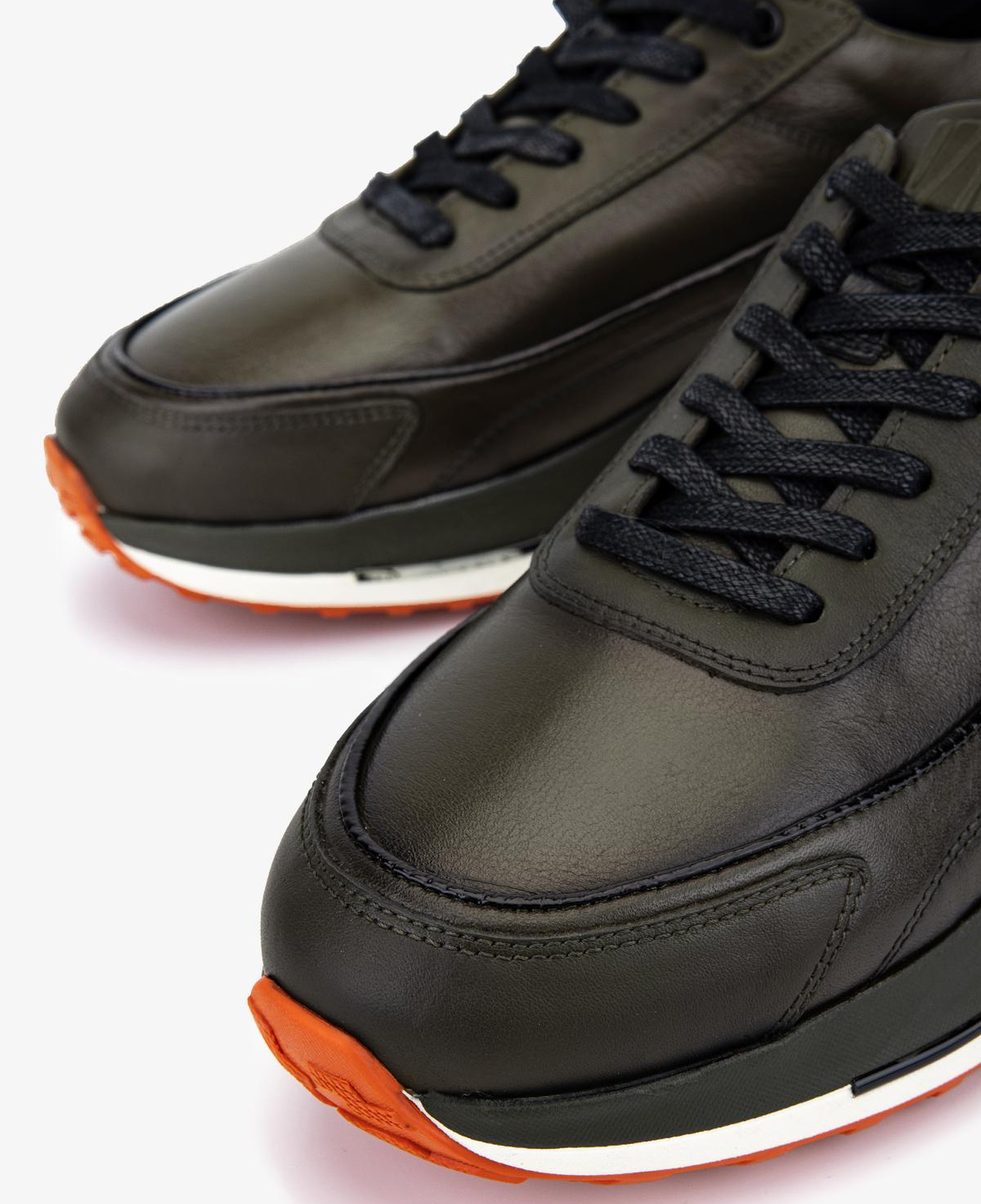 Valmenti Erkek Hakiki Deri Haki Sneakers & Spor Ayakkabı