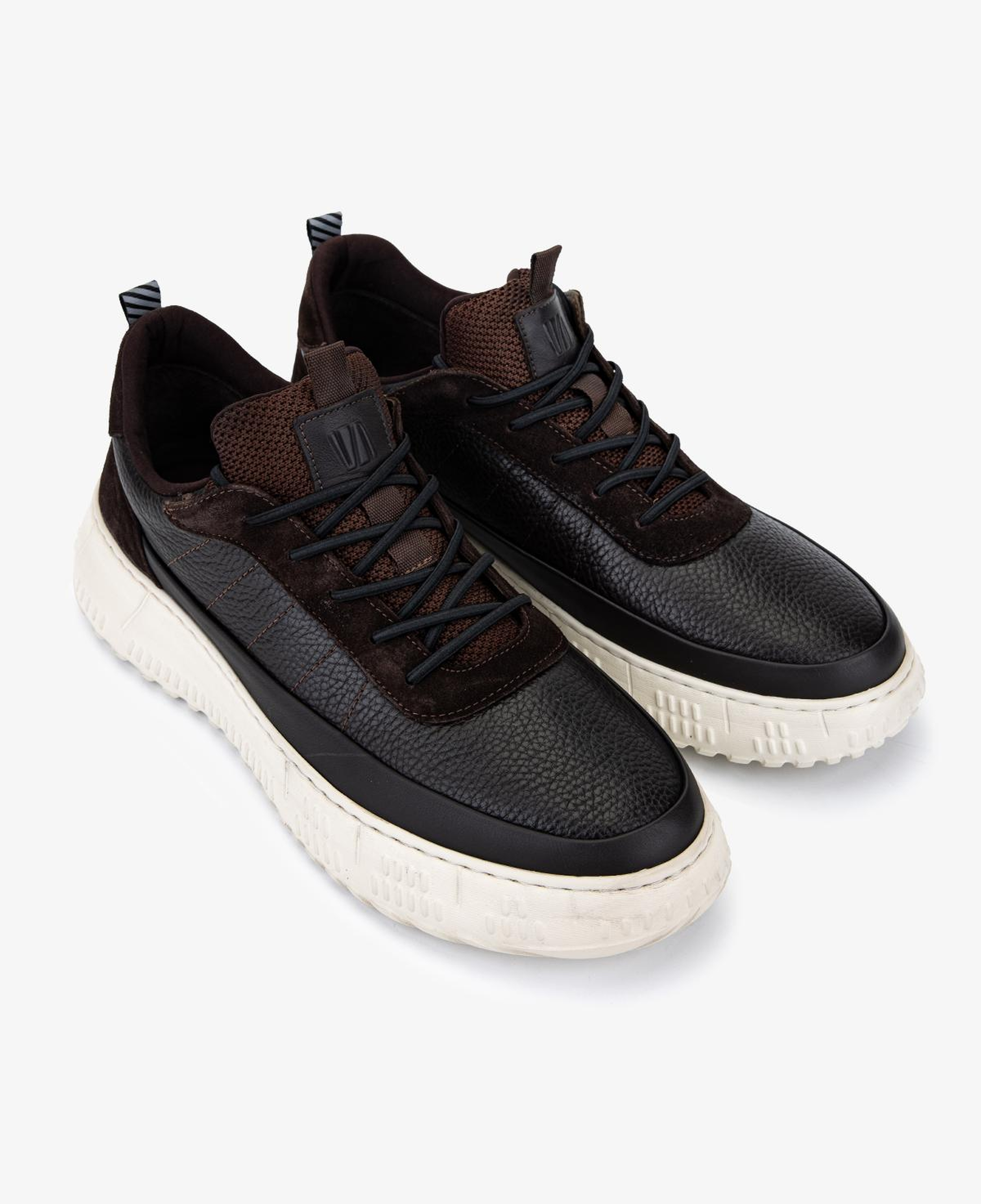 Valmenti Erkek Hakiki Deri Kahverengi Süet Sneakers & Spor Ayakkabı