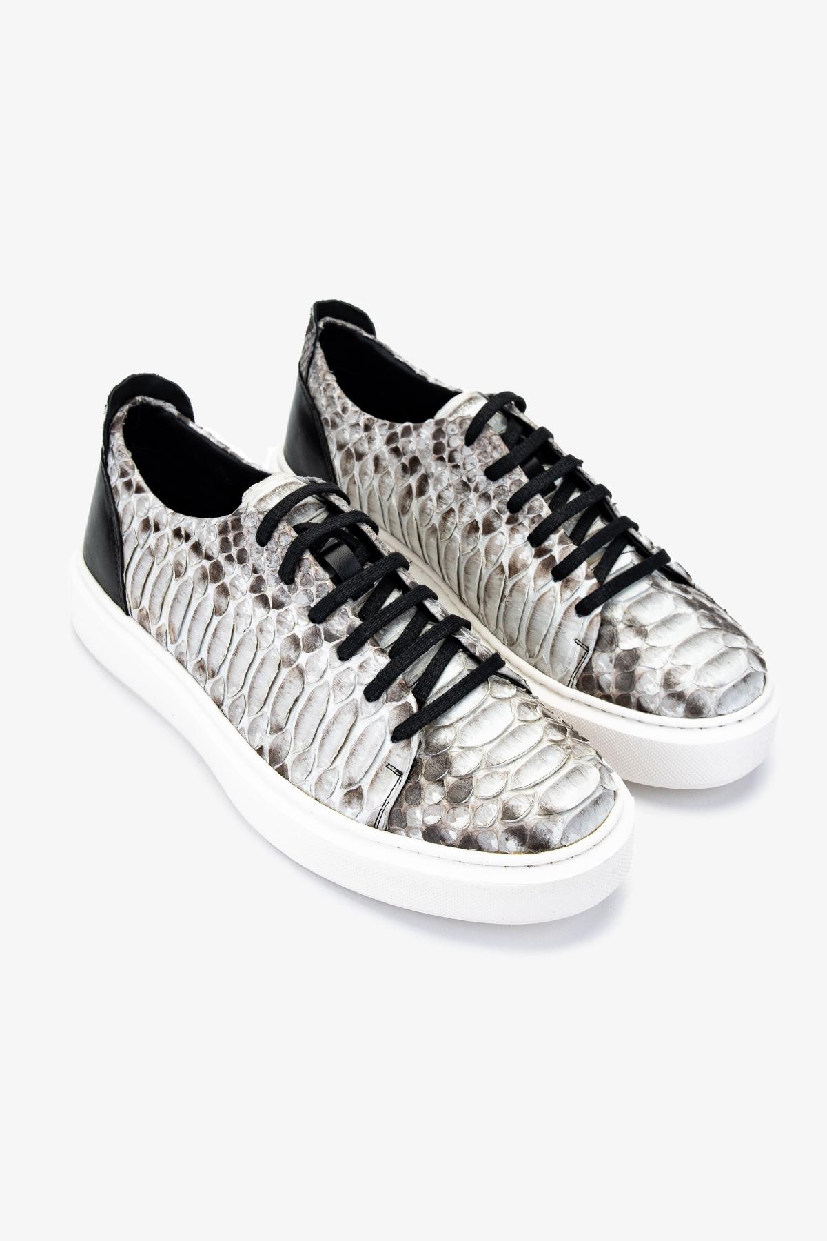 Valmenti Erkek Hakiki Deri Bej Sneakers & Spor Ayakkabı