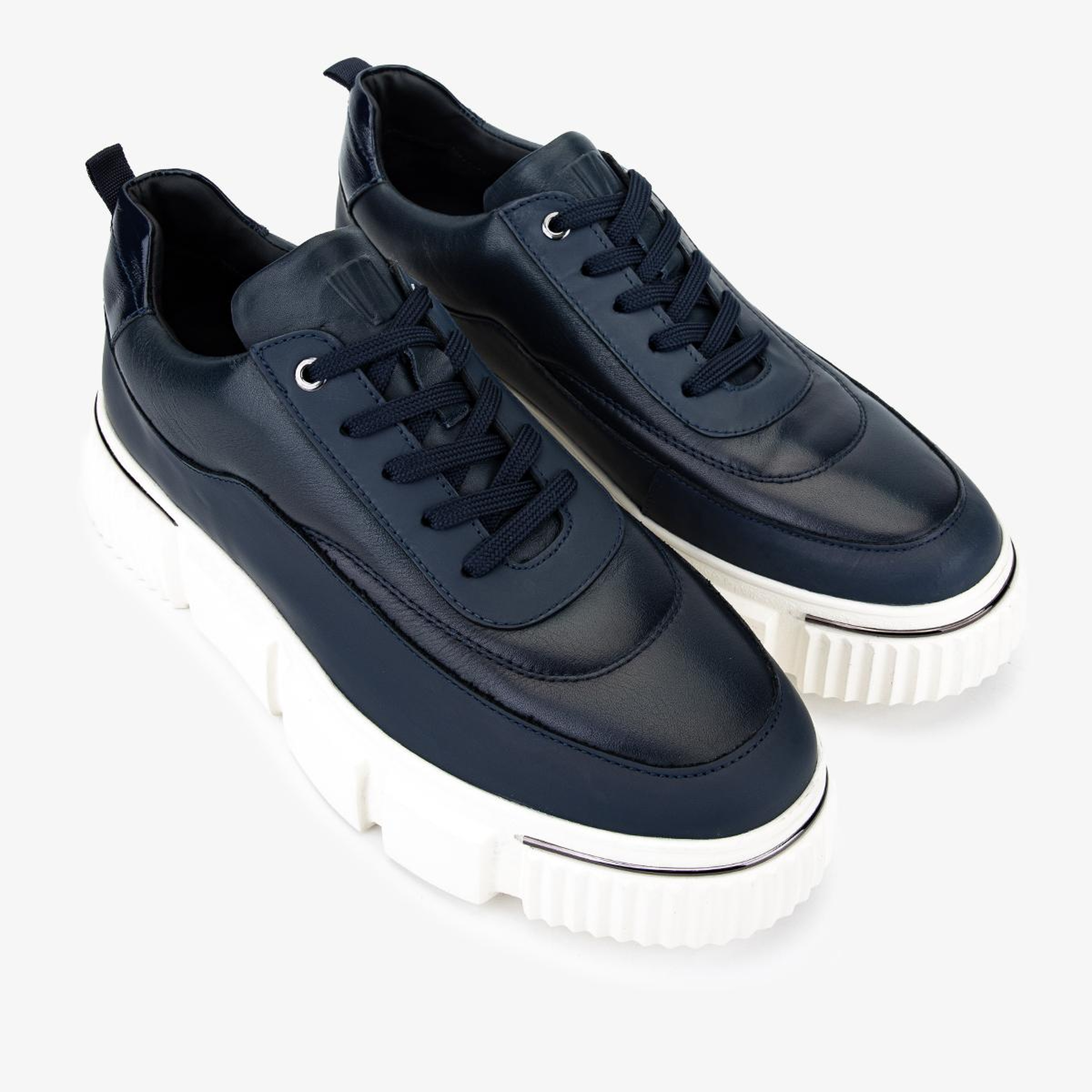 Valmenti Erkek Hakiki Deri Lacivert Sneakers & Spor Ayakkabı