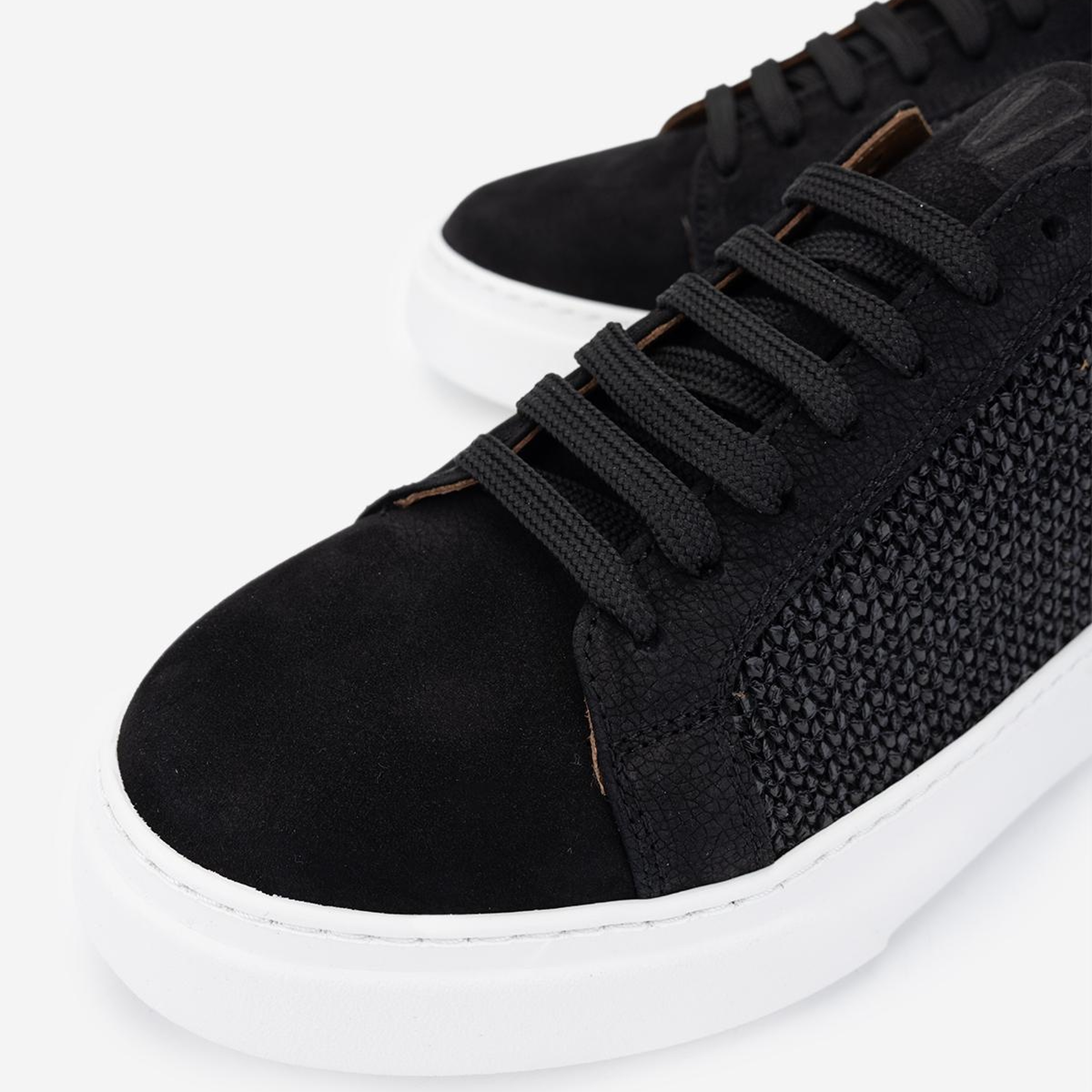 Valmenti Erkek Hakiki Deri Siyah Sneakers & Spor Ayakkabı