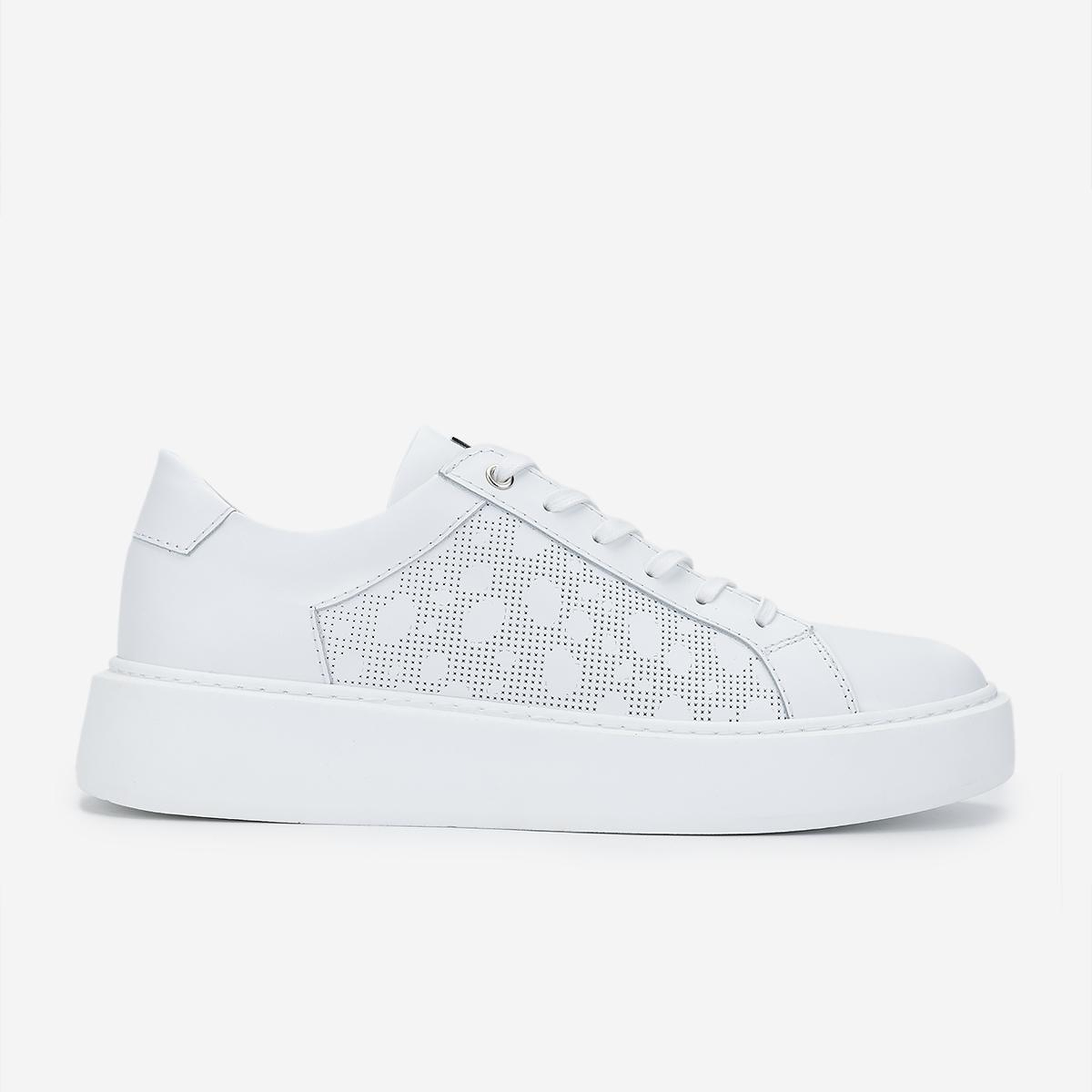 Valmenti Erkek Hakiki Deri Beyaz Sneakers & Spor Ayakkabı