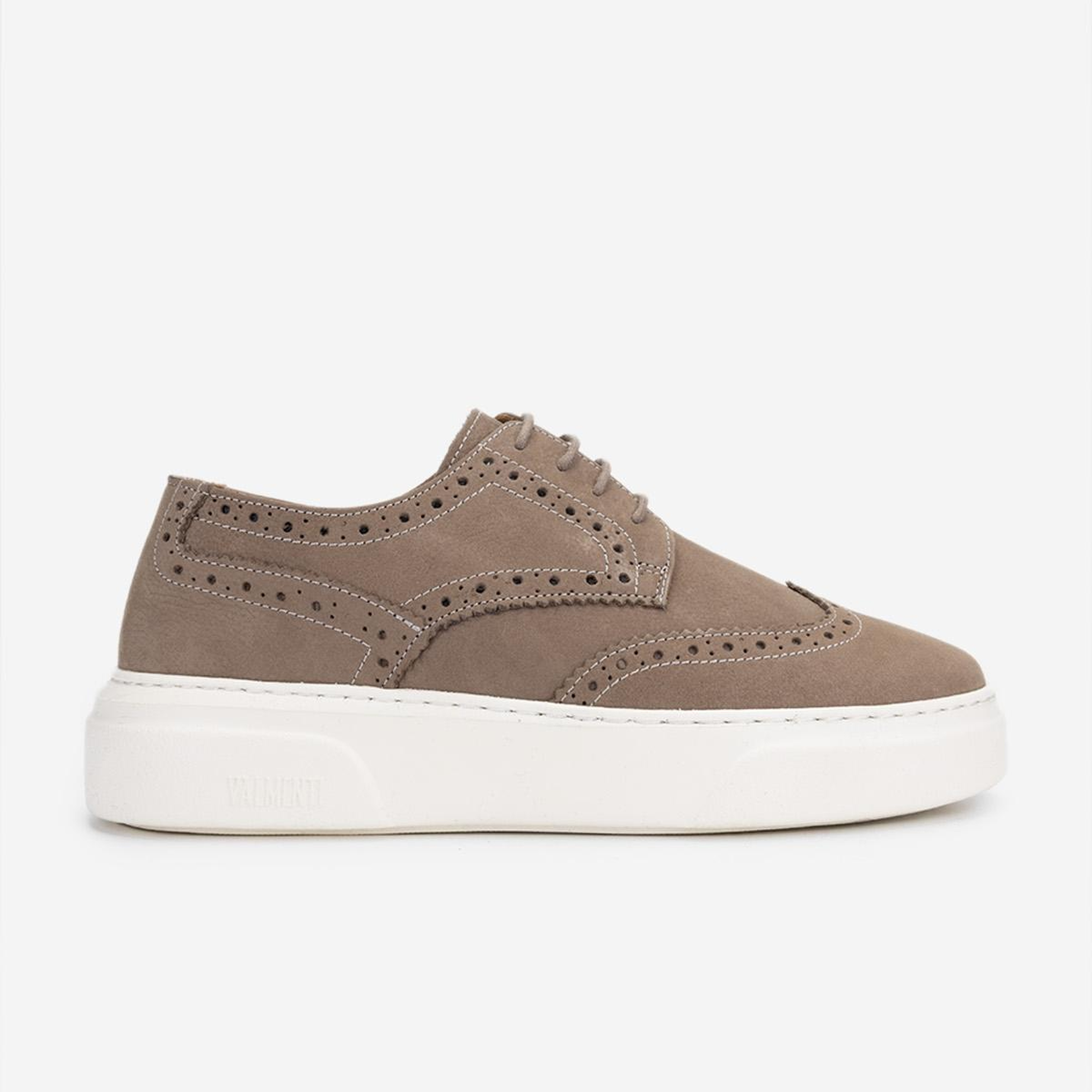 Valmenti Erkek Hakiki Deri Vizon Nubuk Sneakers & Spor Ayakkabı