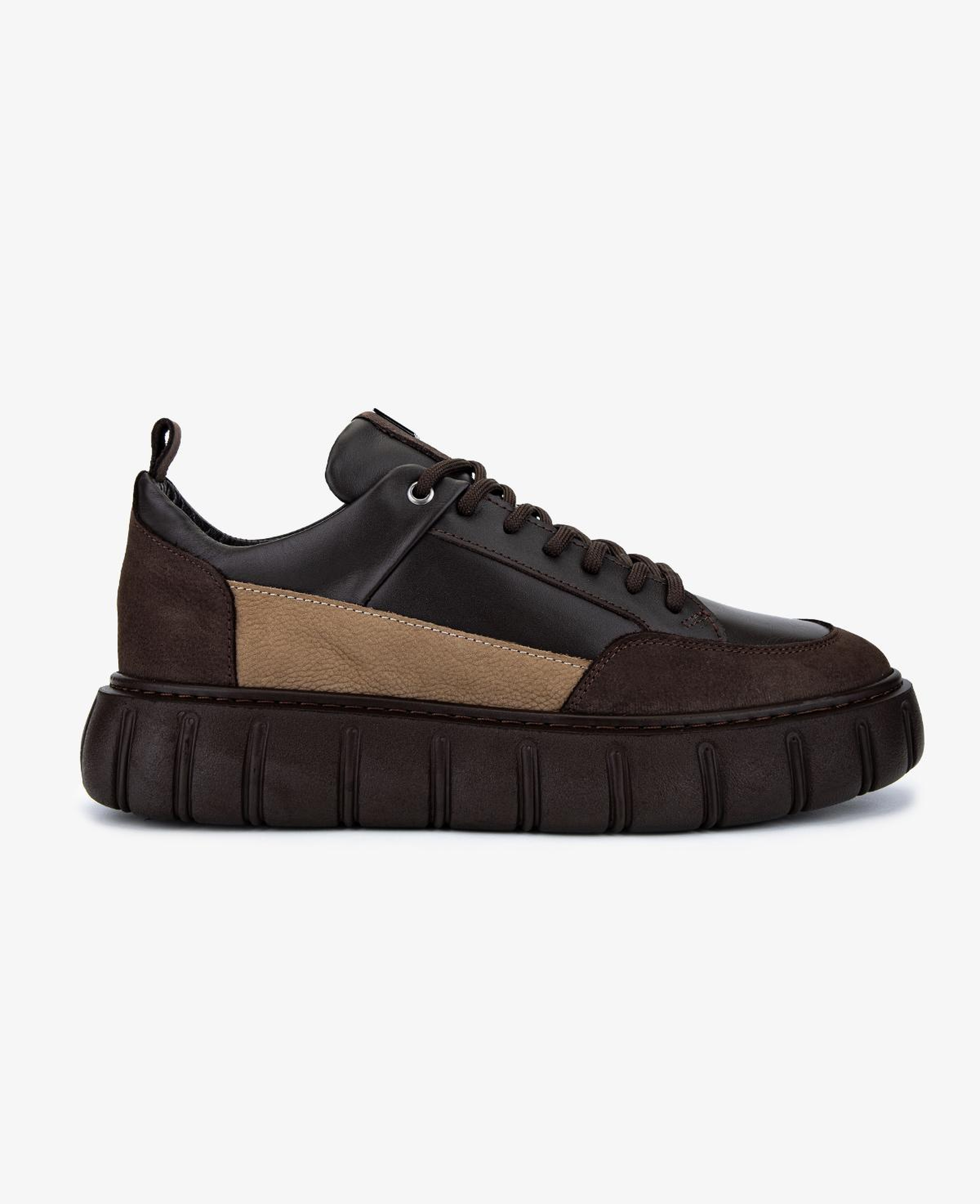 Valmenti Erkek Hakiki Deri Kahverengi Sneakers & Spor Ayakkabı