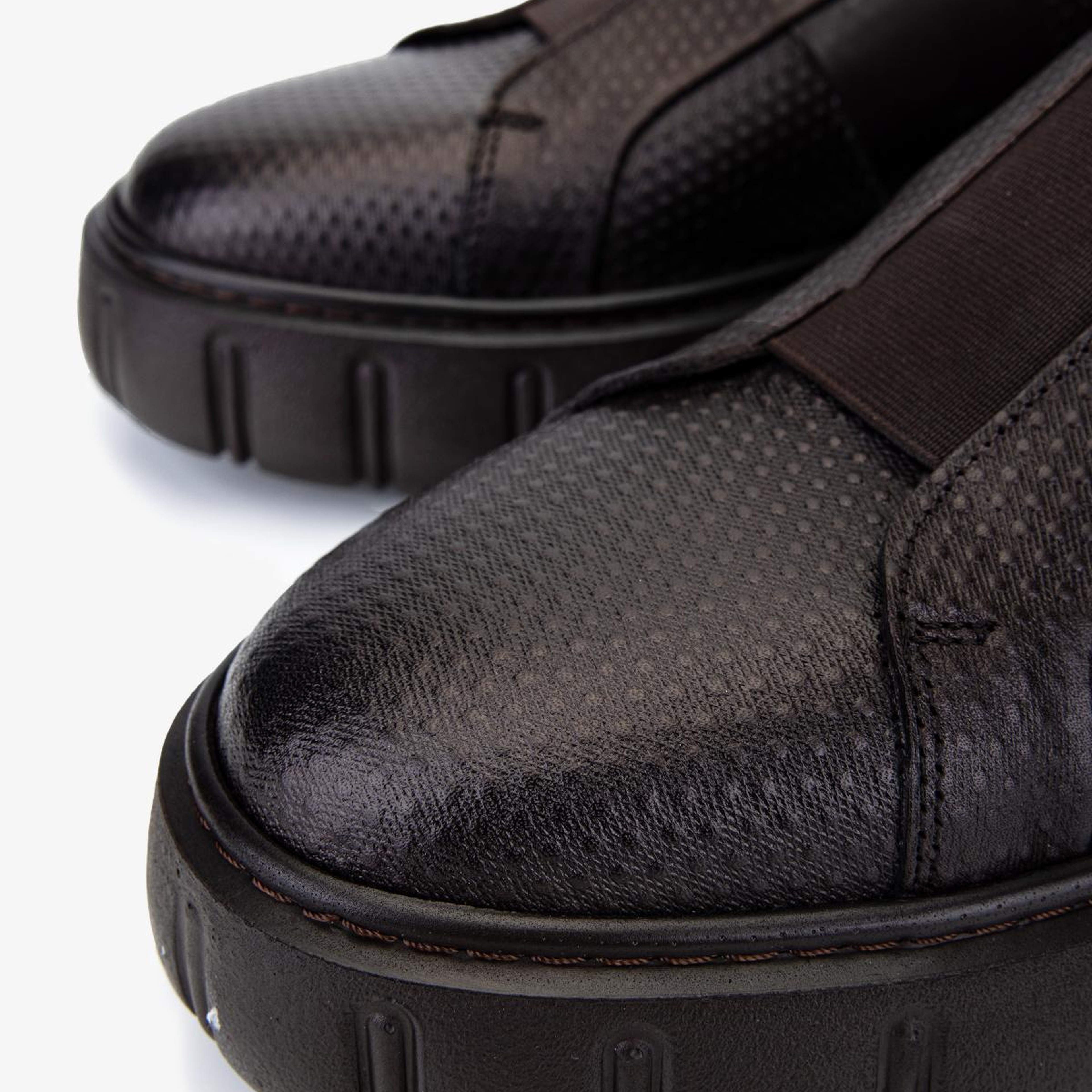 Valmenti Erkek Hakiki Deri Kahverengi Sneakers & Spor Ayakkabı