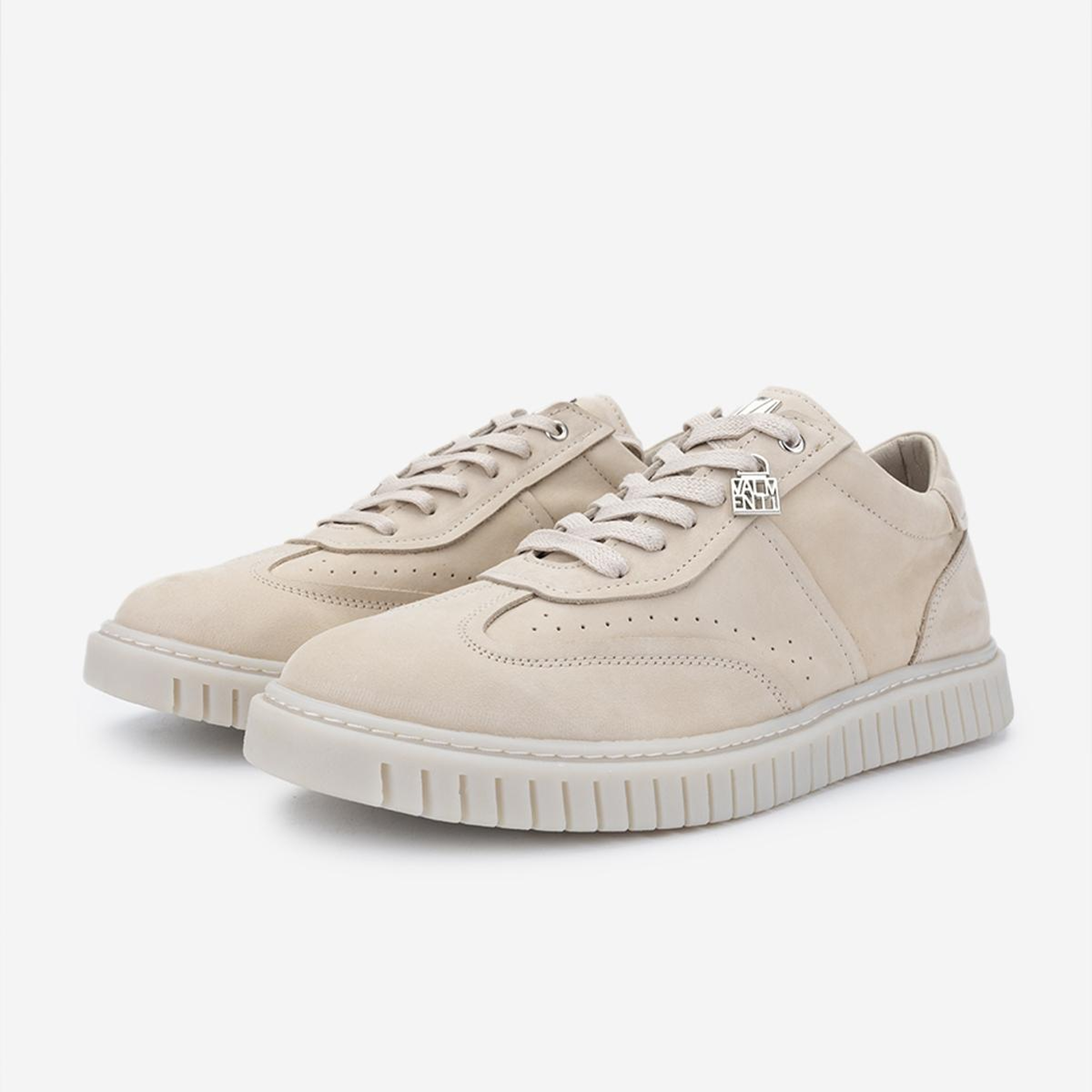 Valmenti Erkek Hakiki Deri Bej Sneakers & Spor Ayakkabı