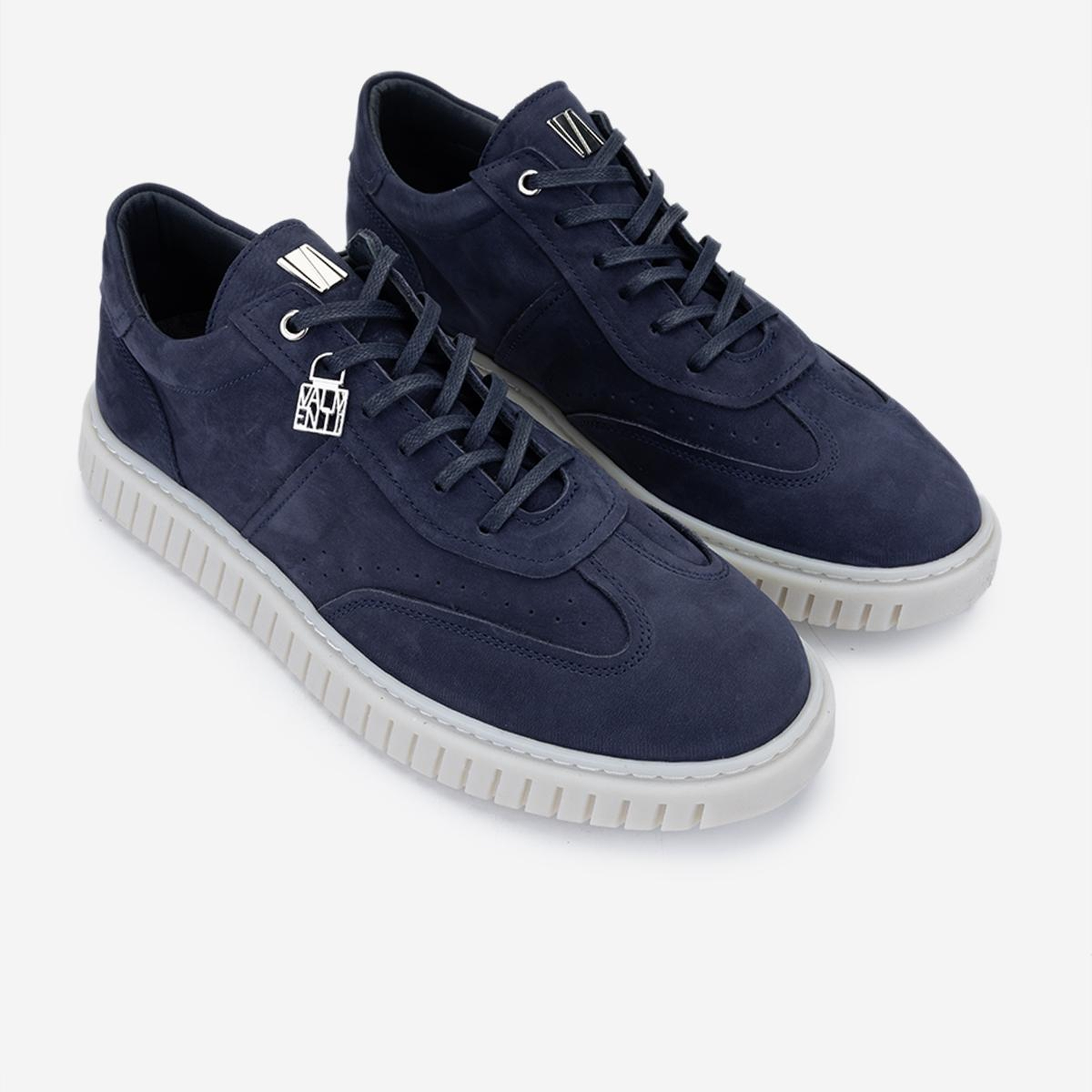 Valmenti Erkek Hakiki Deri Lacivert Nubuk Sneakers & Spor Ayakkabı