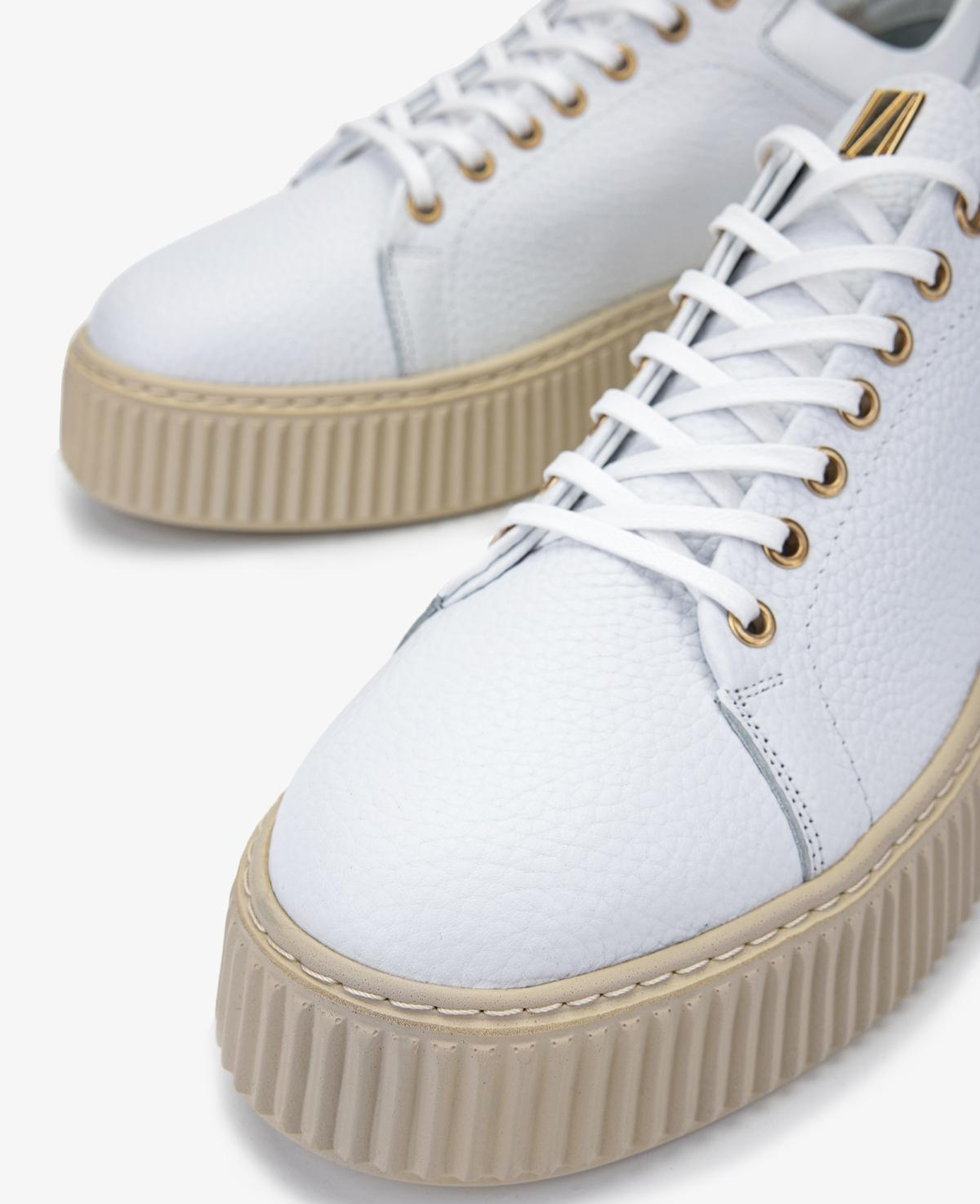 Valmenti Erkek Hakiki Deri Beyaz Sneakers & Spor Ayakkabı