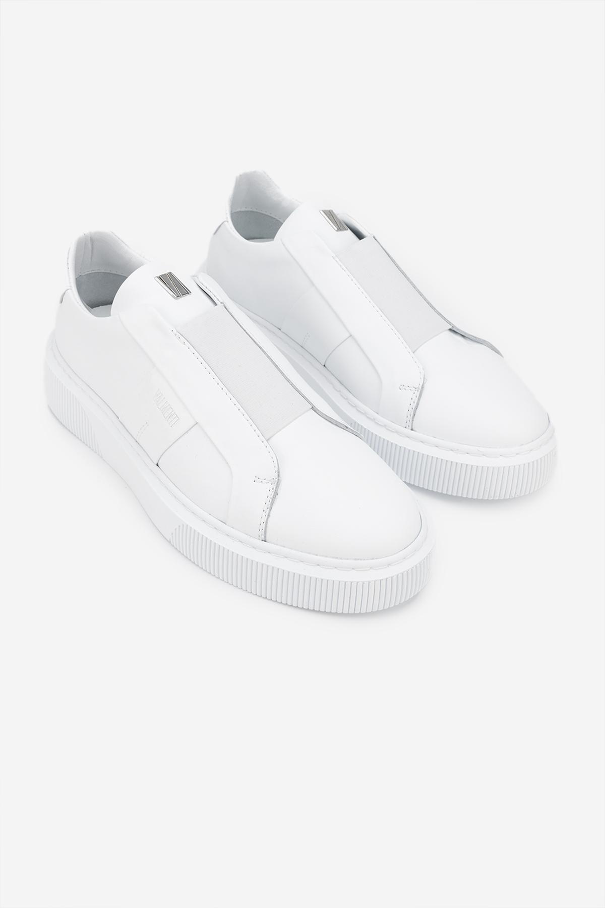 Valmenti Erkek Hakiki Deri Beyaz Sneakers & Spor Ayakkabı