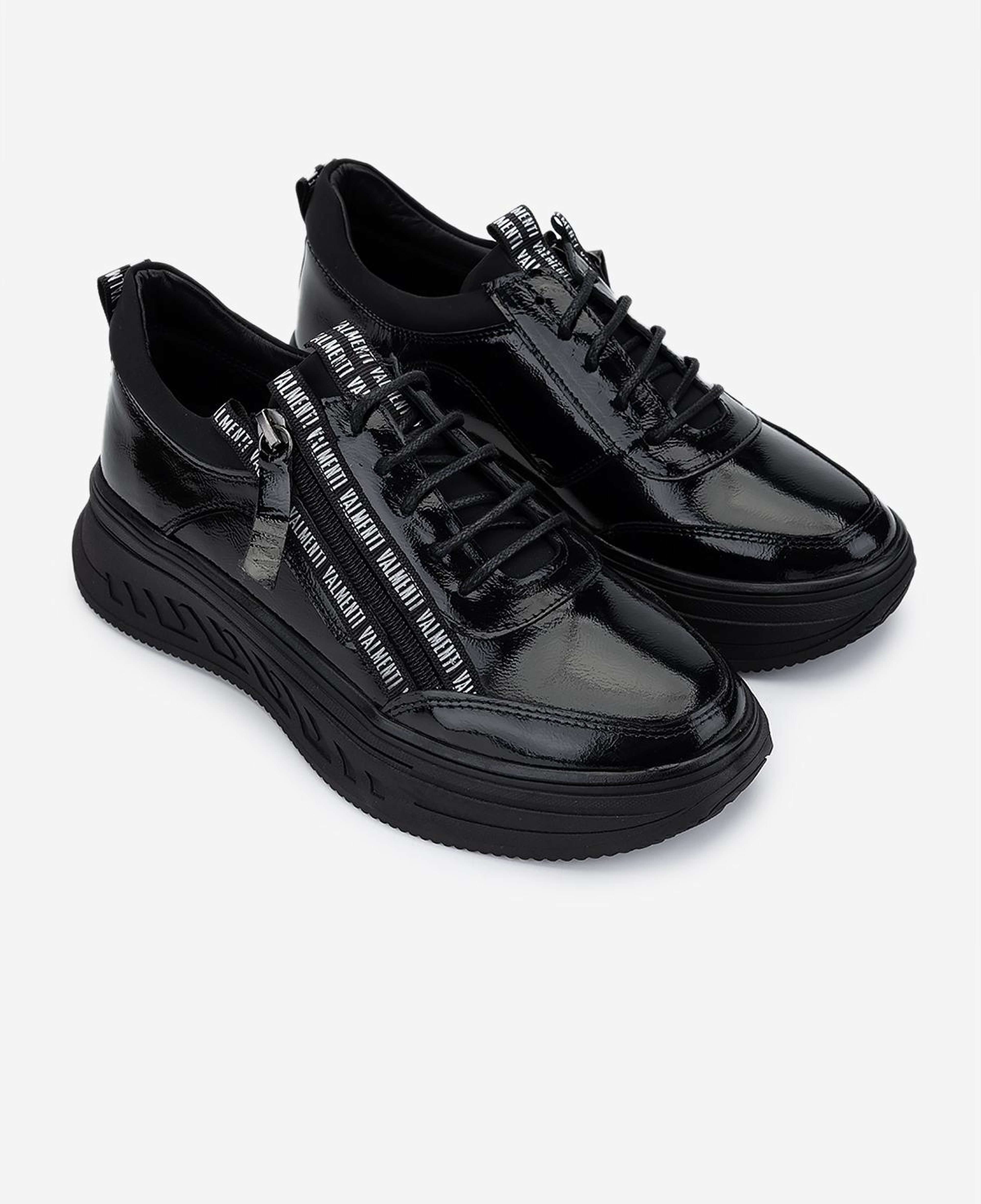 Valmenti Kadın Hakiki Deri Siyah Sneakers & Spor Ayakkabı