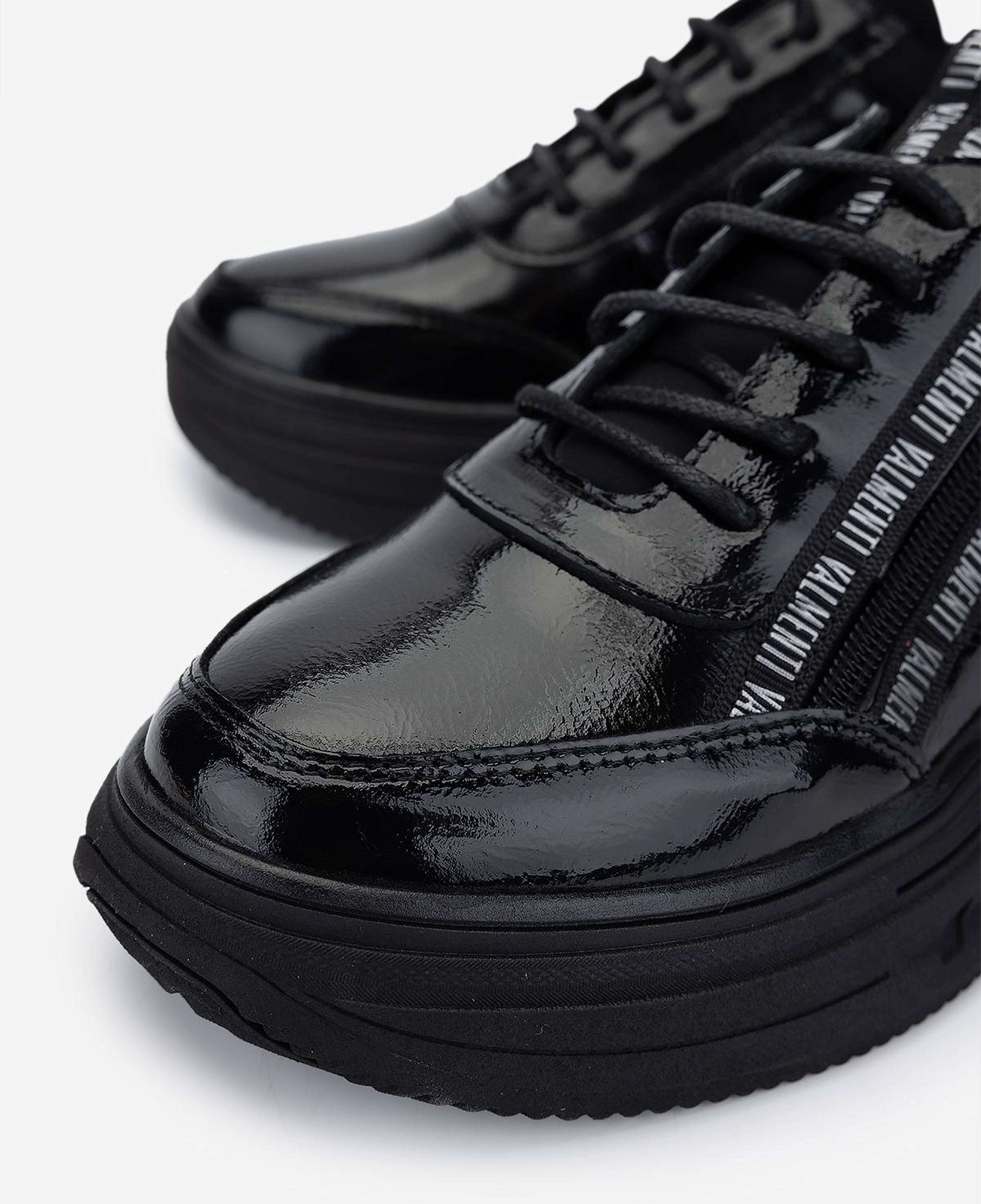 Valmenti Kadın Hakiki Deri Siyah Sneakers & Spor Ayakkabı