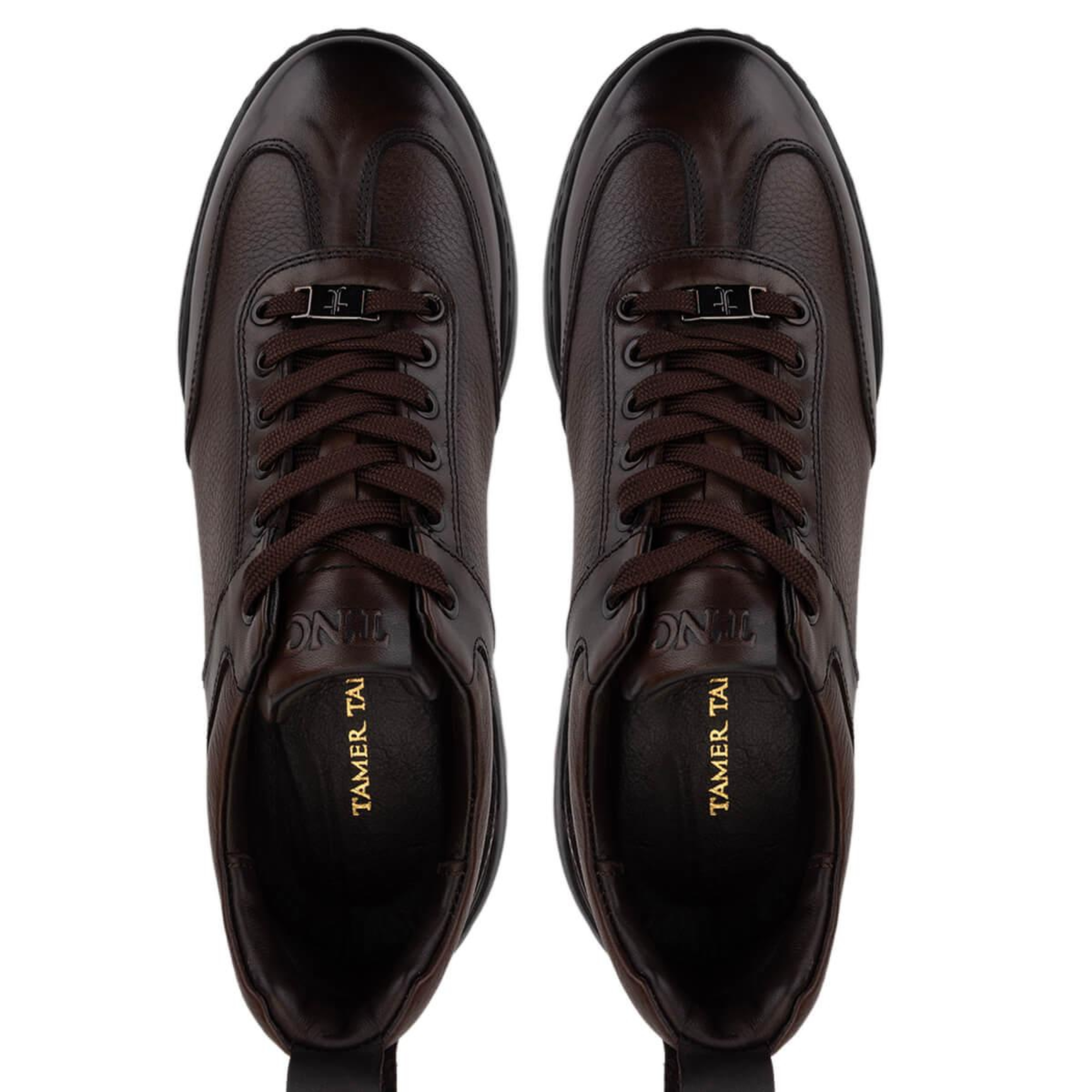 Tamer Tanca Erkek Hakiki Deri Kahverengi Sneakers & Spor Ayakkabı