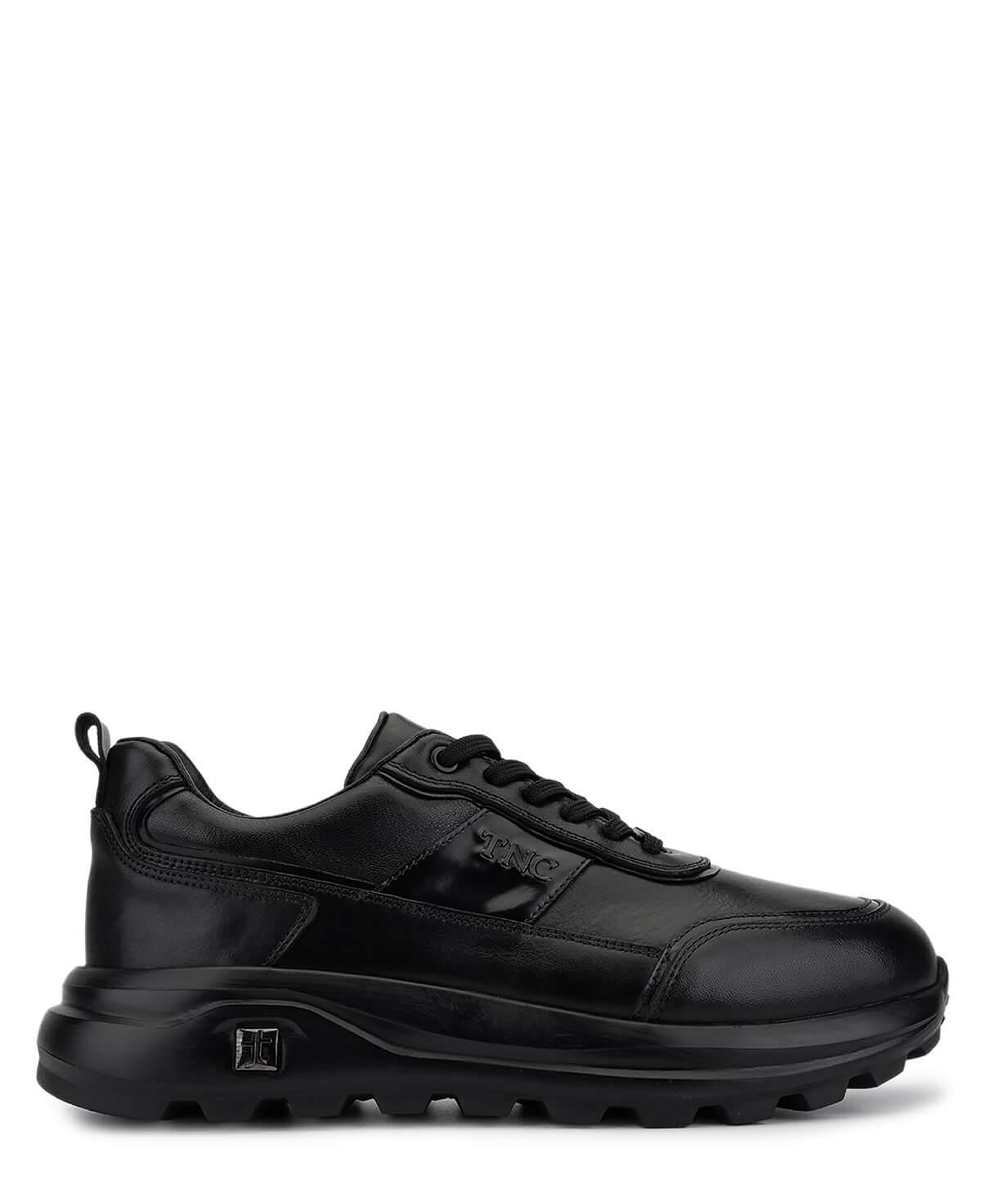 Tamer Tanca Erkek Hakiki Deri Siyah Sneakers & Spor Ayakkabı