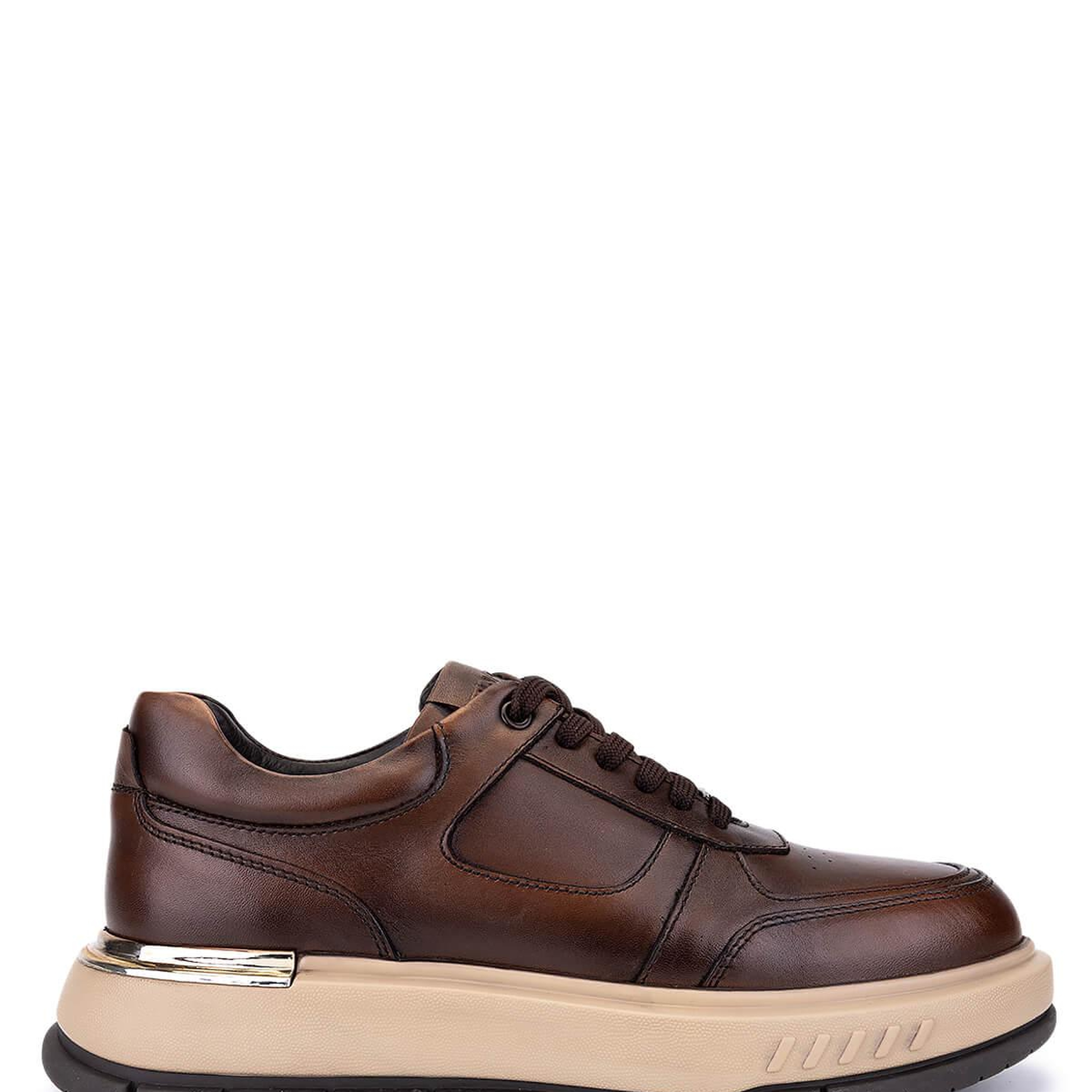Tamer Tanca Erkek Hakiki Deri Taba Sneakers & Spor Ayakkabı