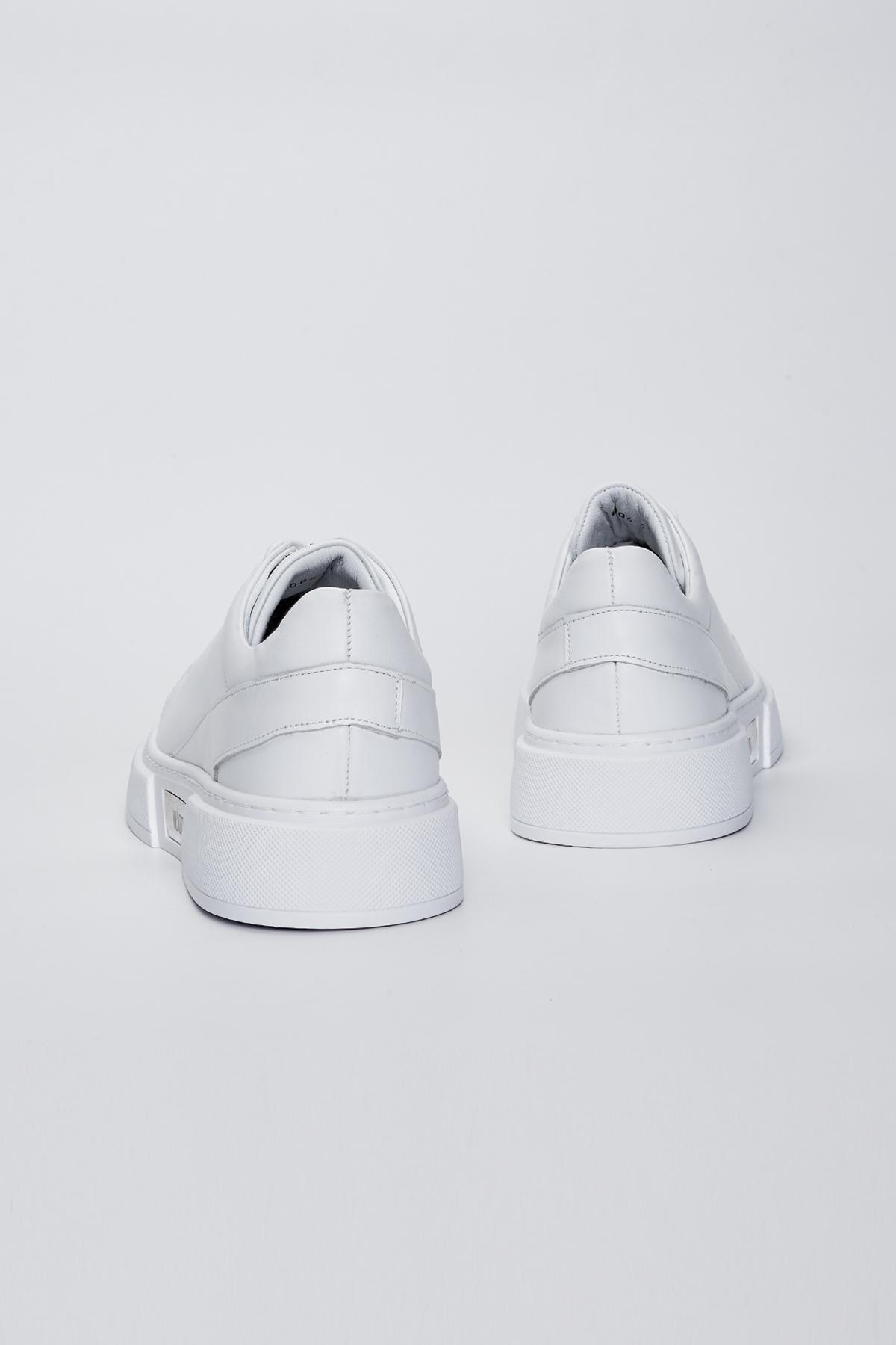 Valmenti Erkek Hakiki Deri Beyaz Spor Ayakkabı