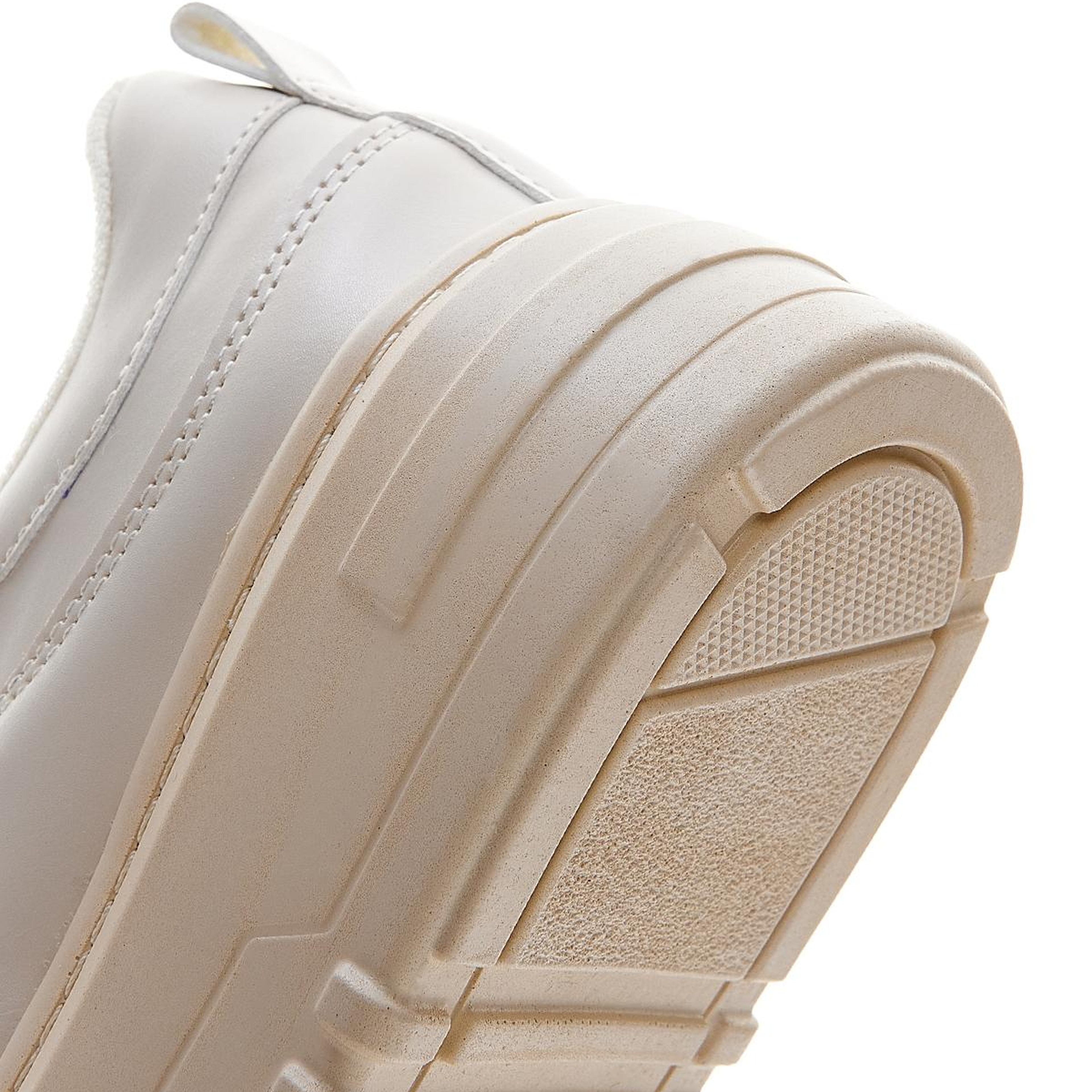 Valmenti Kadın Suni Deri Bej Spor Ayakkabı