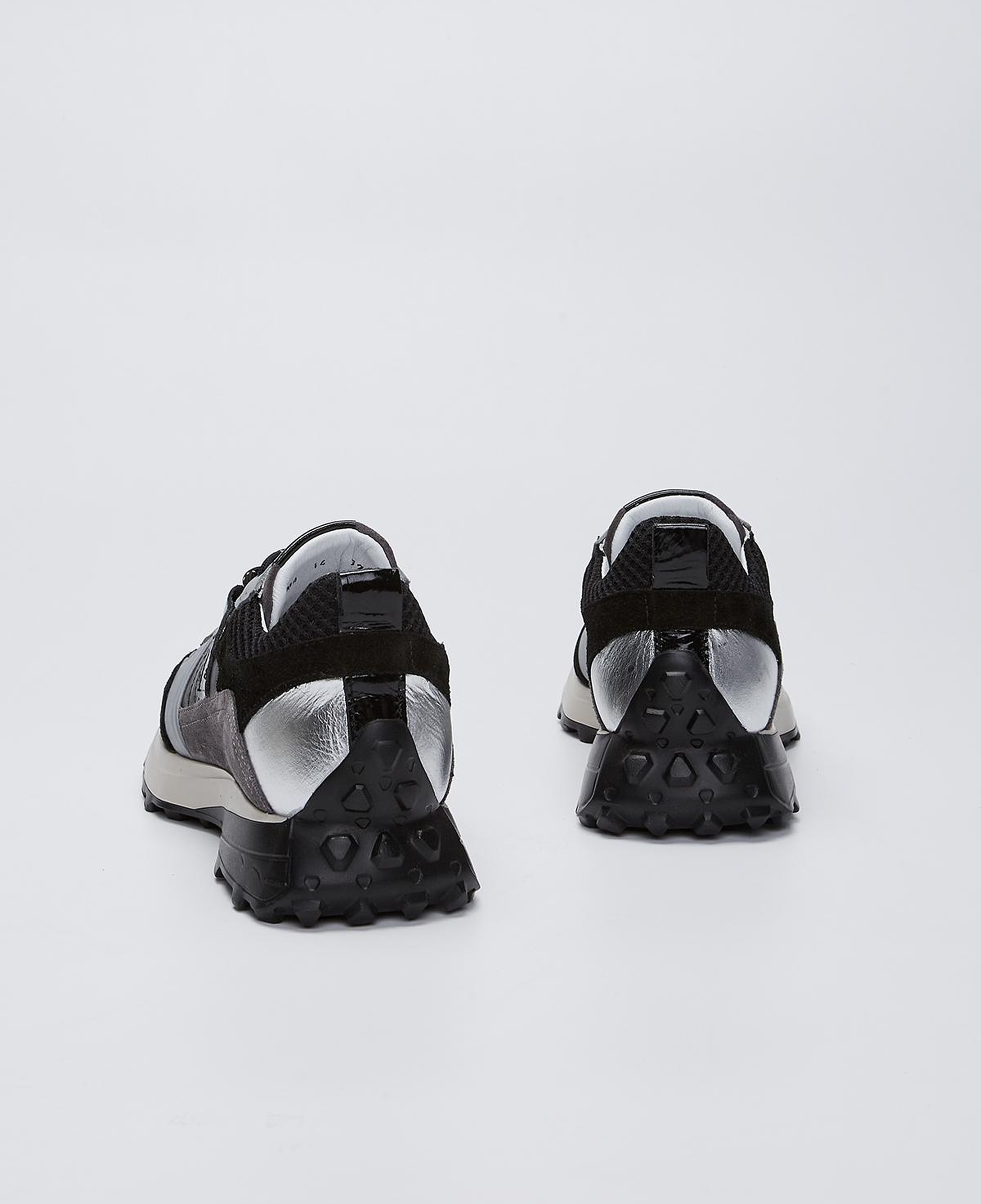 Valmenti Kadın Hakiki Deri Siyah Spor Ayakkabı