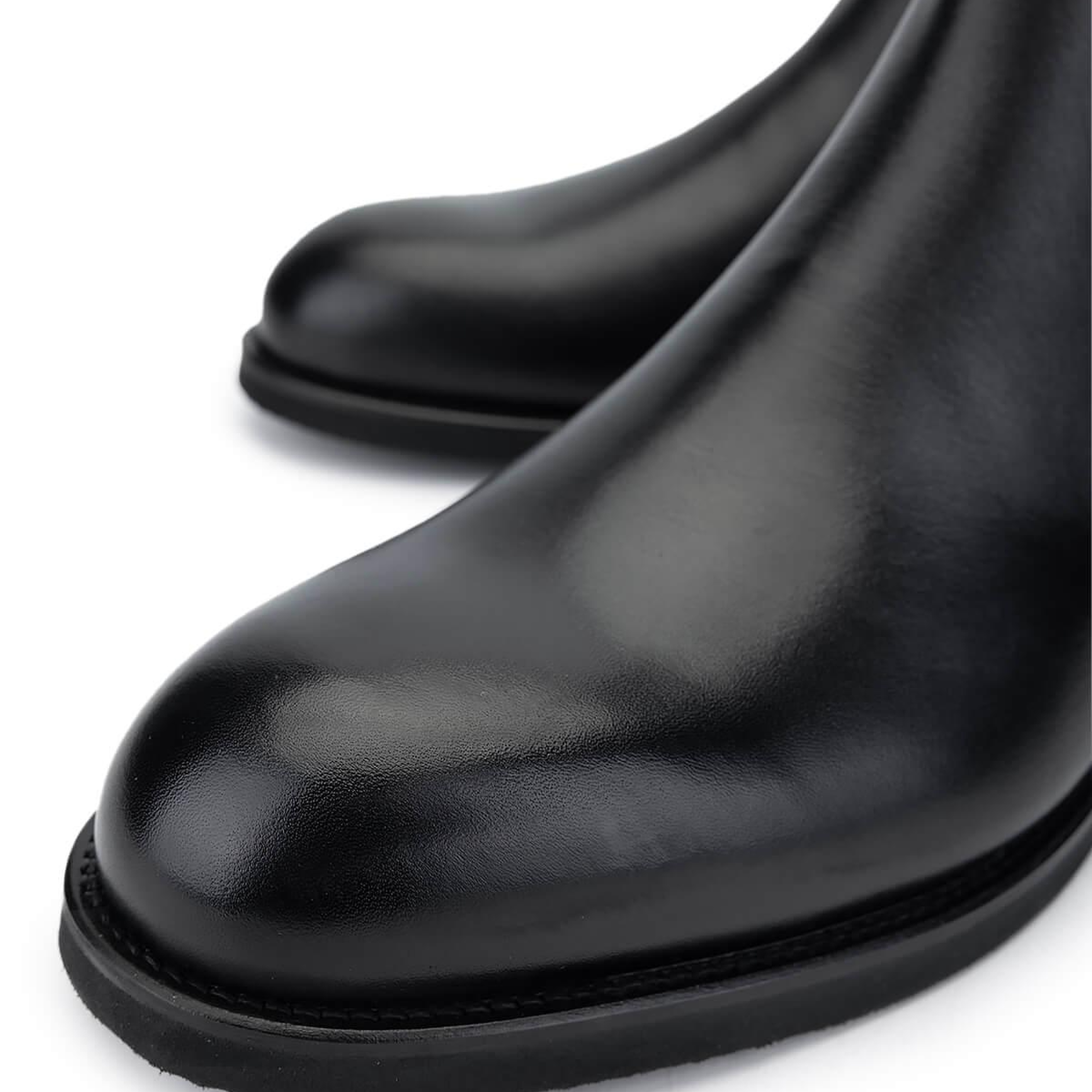 Tamer Tanca Erkek Hakiki Deri Siyah Casual Bot