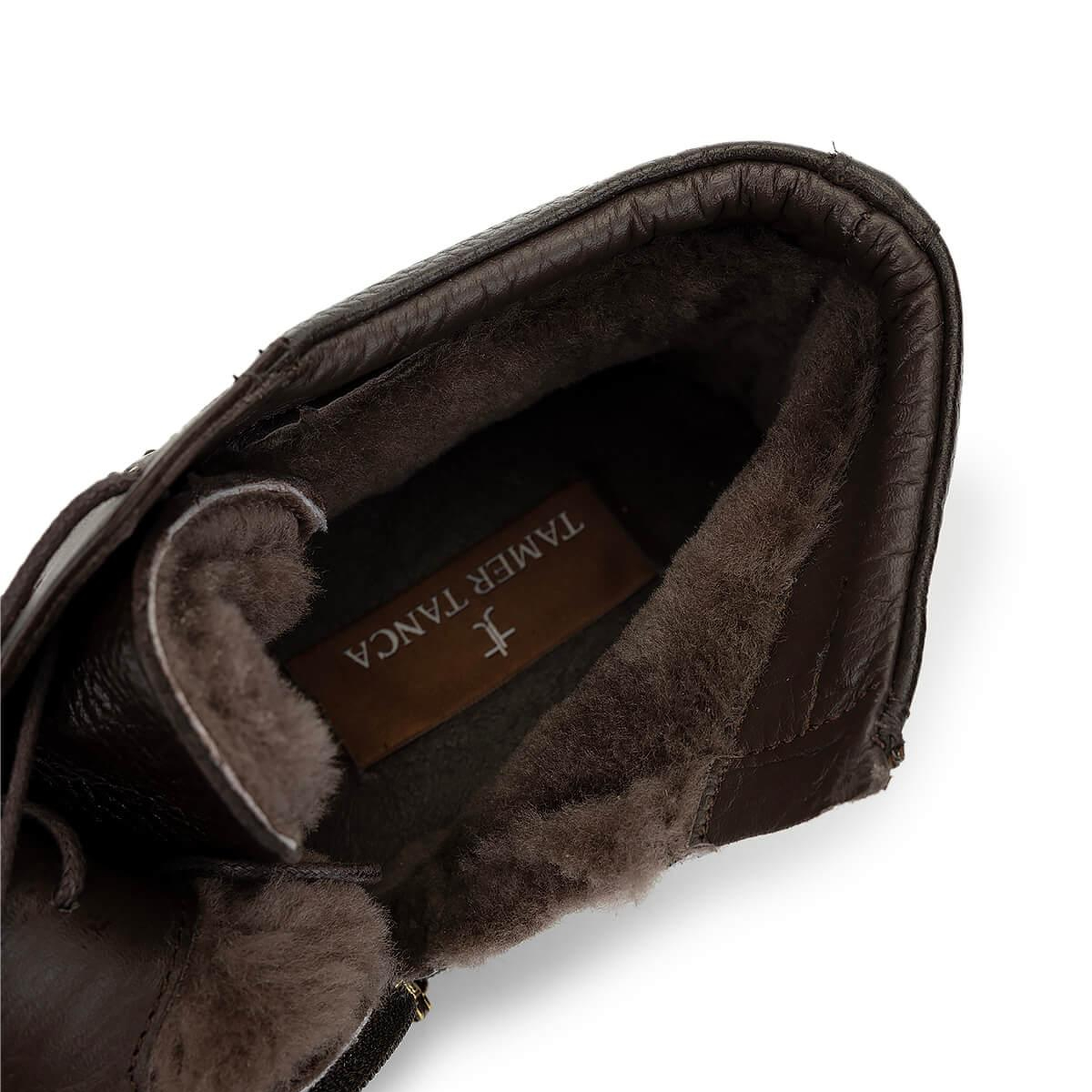 Tamer Tanca Erkek Hakiki Deri Kahverengi Casual Bot