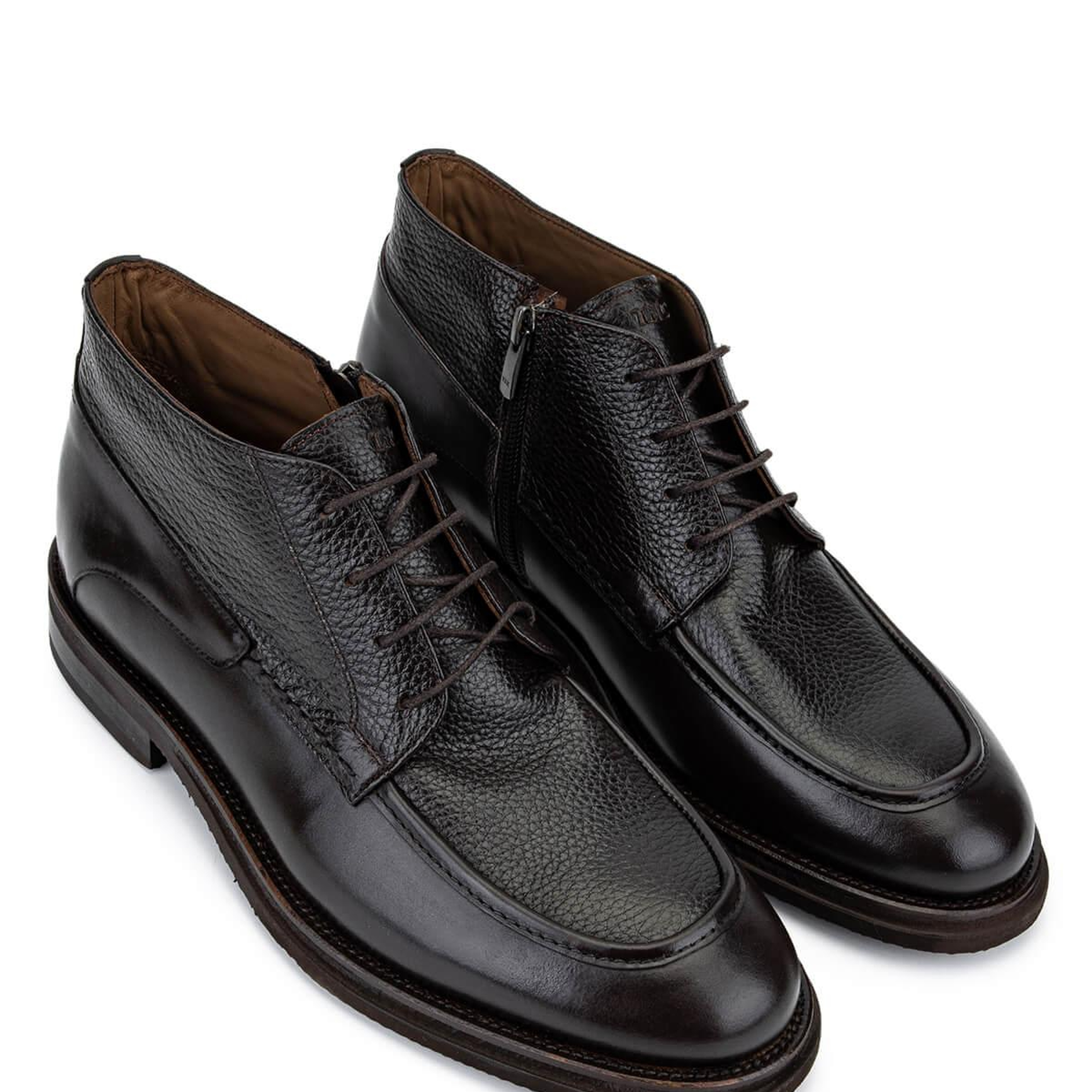 Tamer Tanca Erkek Hakiki Deri Kahverengi Klasik Bot