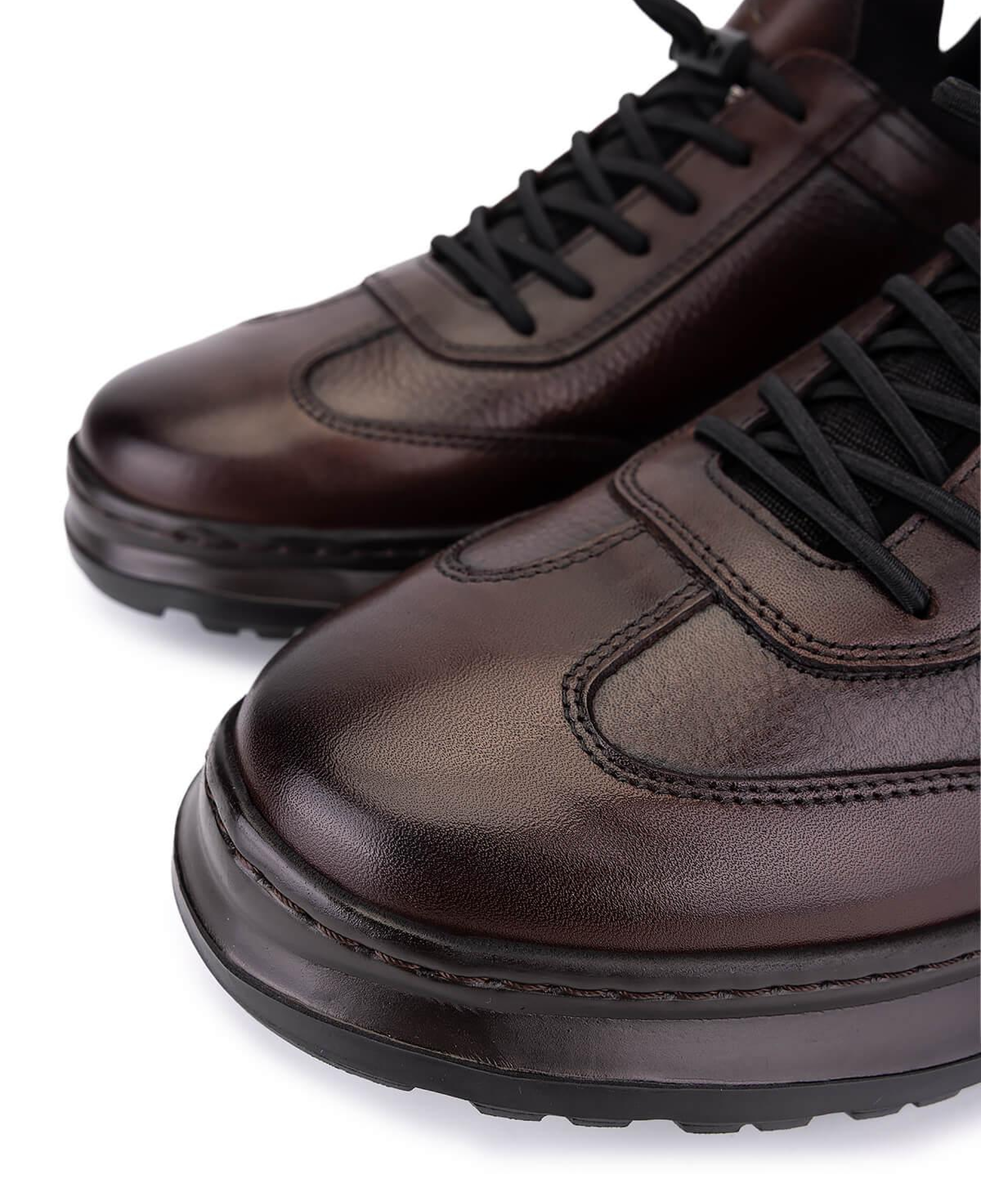 Tamer Tanca Erkek Hakiki Deri Kahverengi Casual Ayakkabı