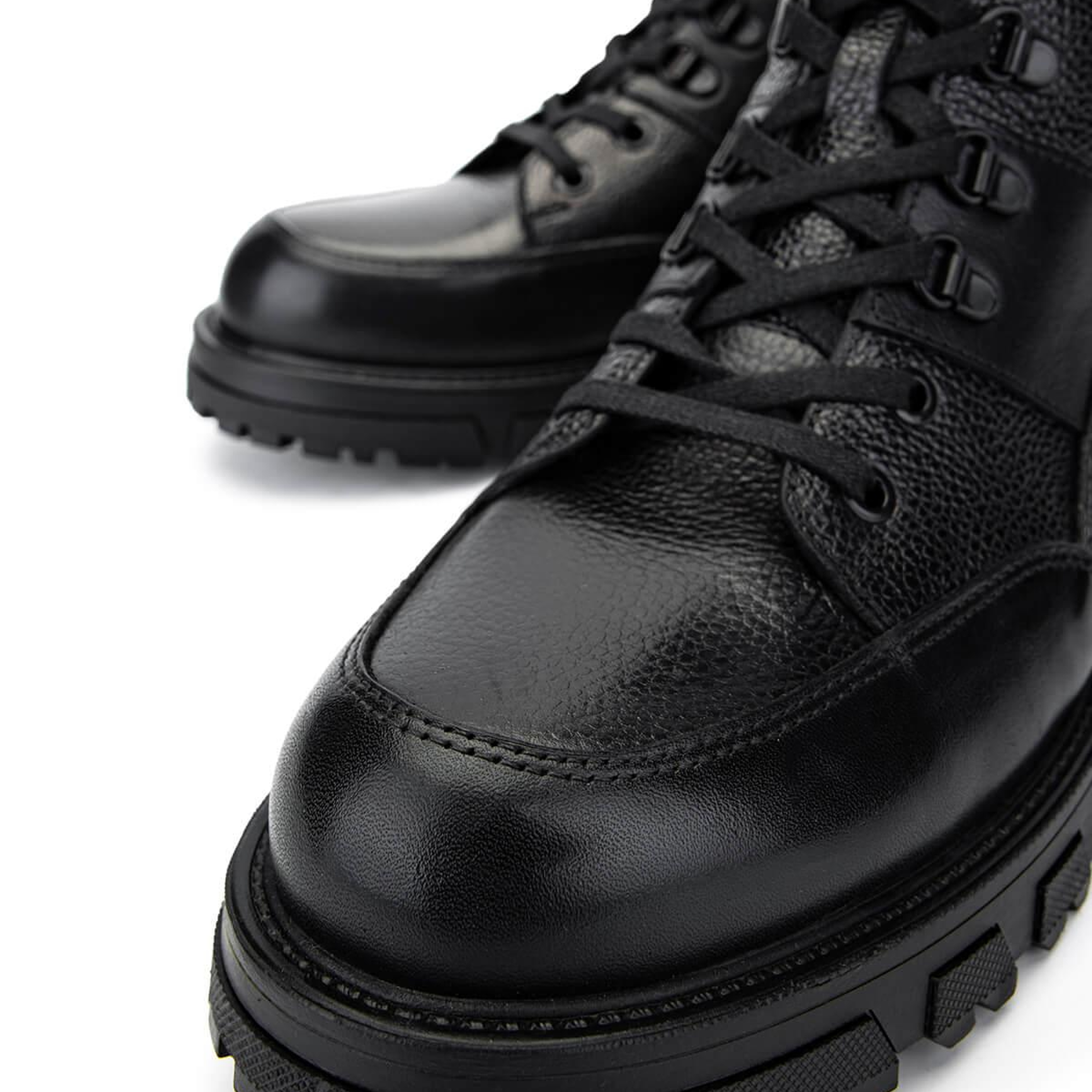 Tamer Tanca Erkek Hakiki Deri Siyah Casual Bot