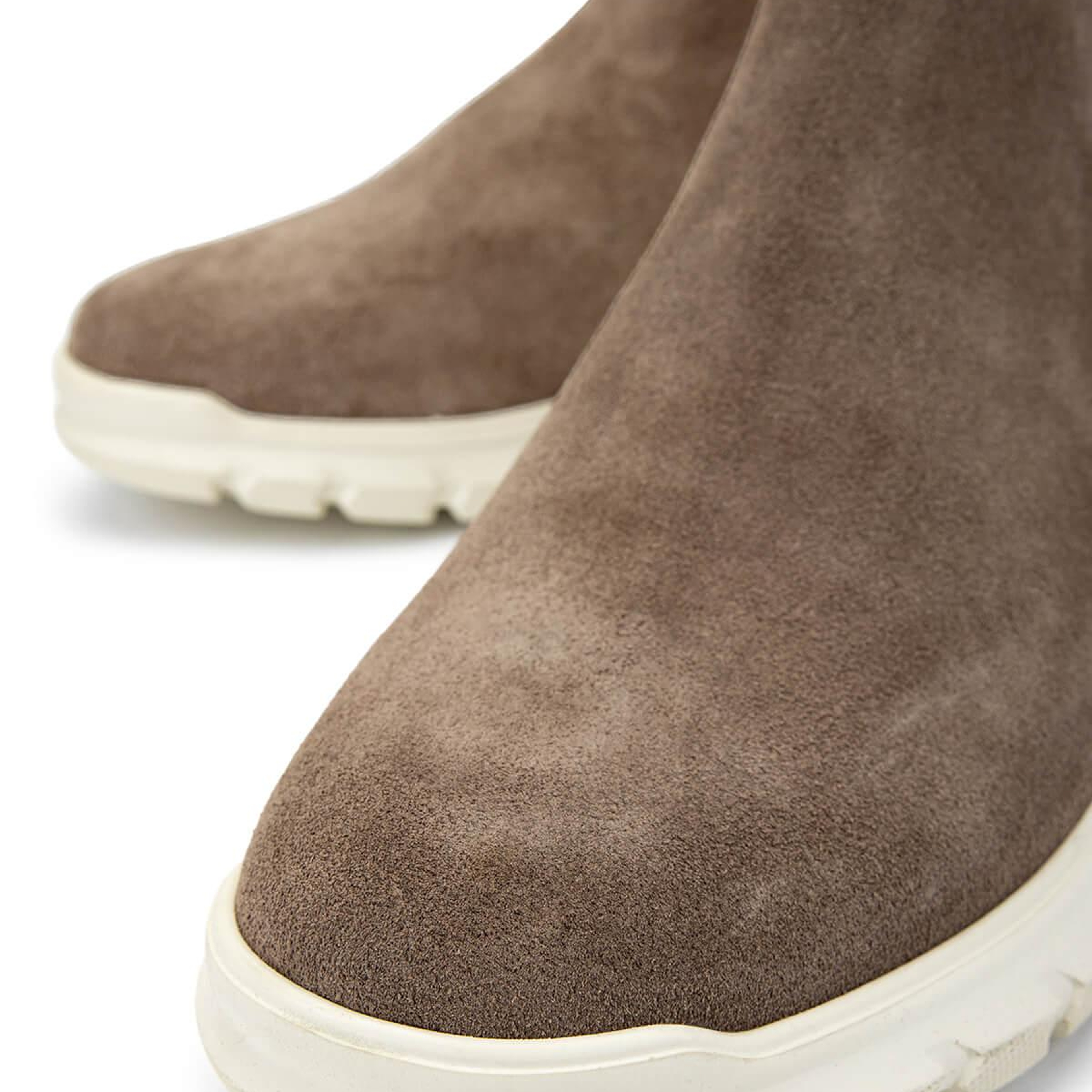 Tamer Tanca Erkek Hakiki Deri Bej Süet Casual Bot