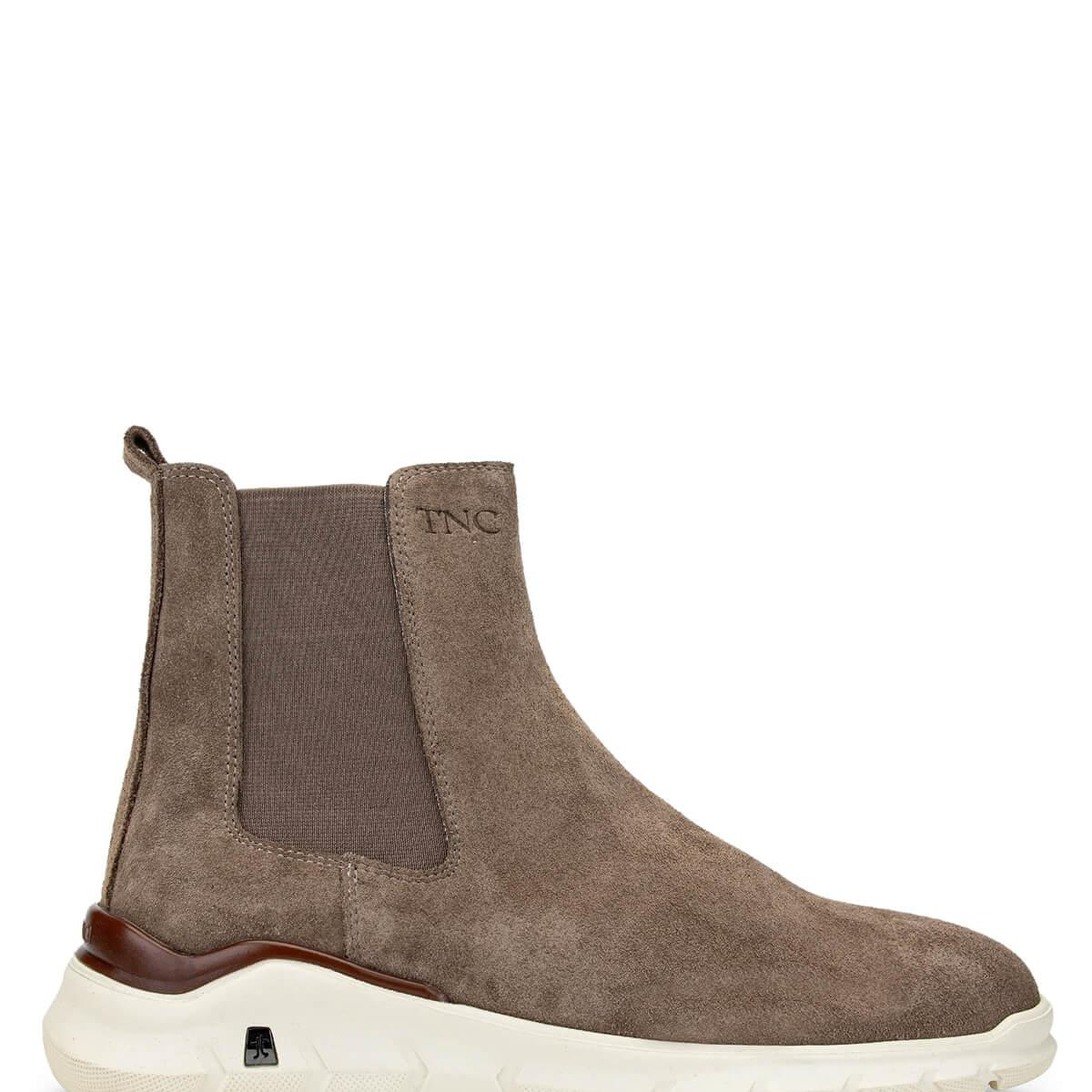 Tamer Tanca Erkek Hakiki Deri Bej Süet Casual Bot