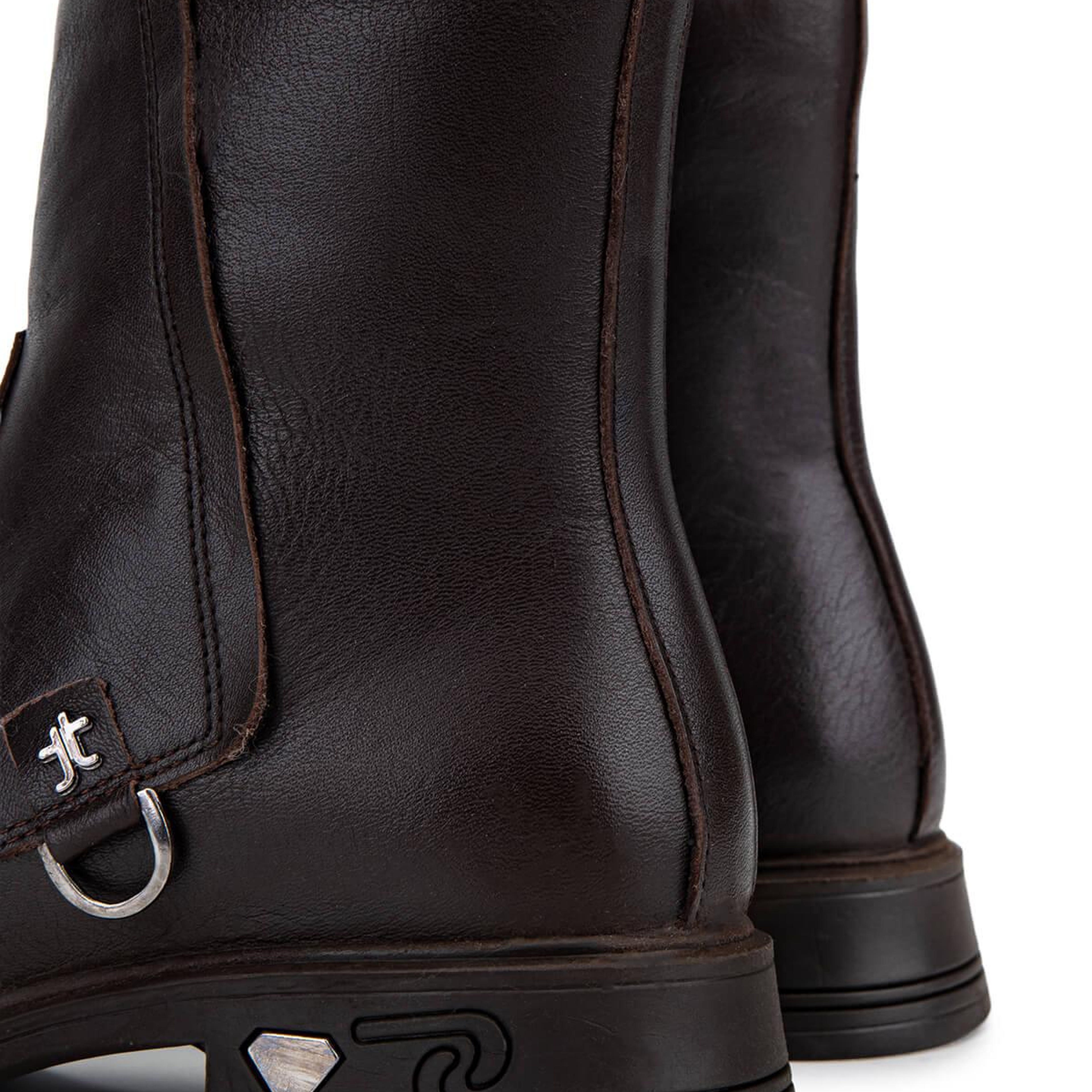 Tamer Tanca Kadın Hakiki Deri Kahverengi Topuklu Bot