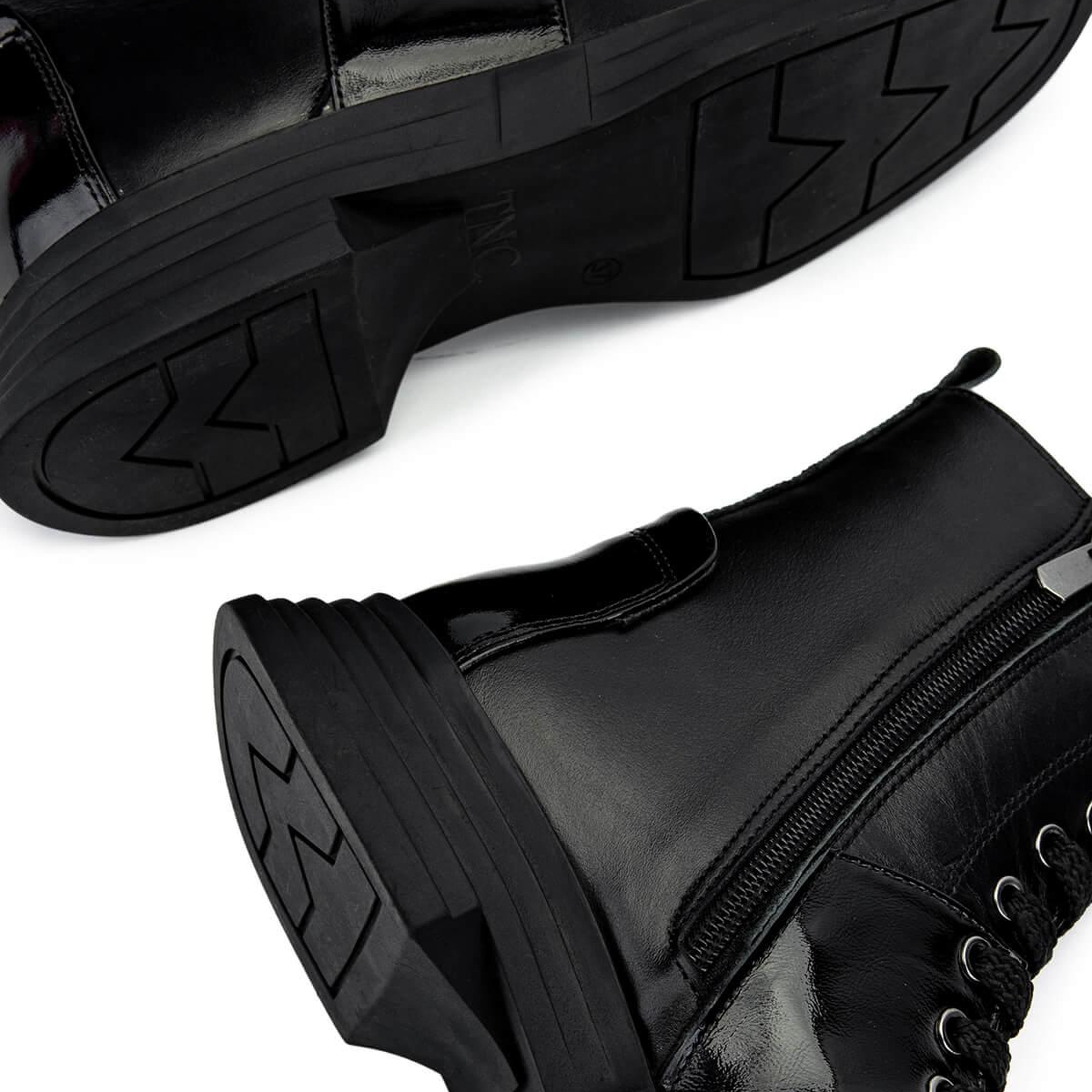 Tamer Tanca Kadın Hakiki Deri Siyah Casual Bot