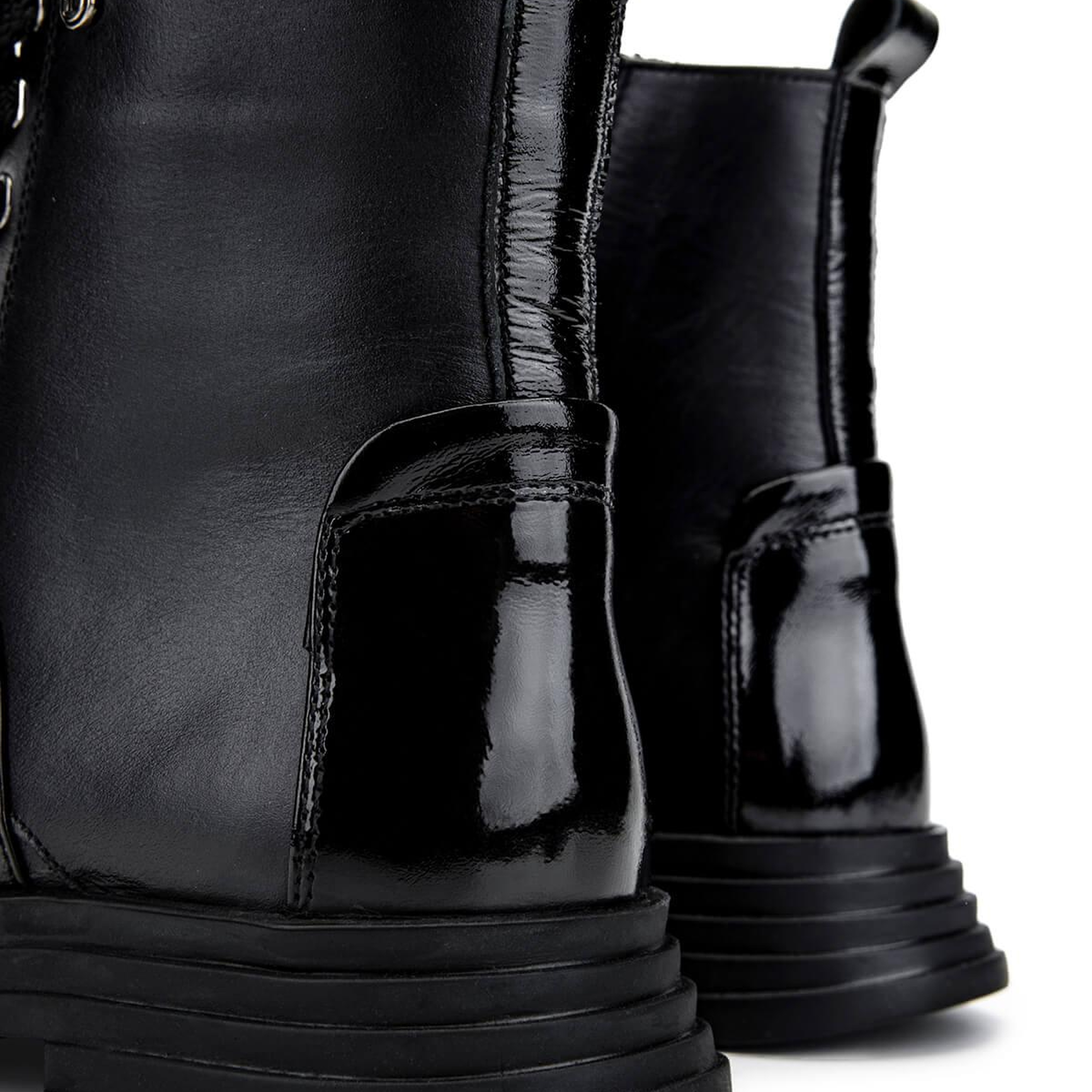 Tamer Tanca Kadın Hakiki Deri Siyah Casual Bot