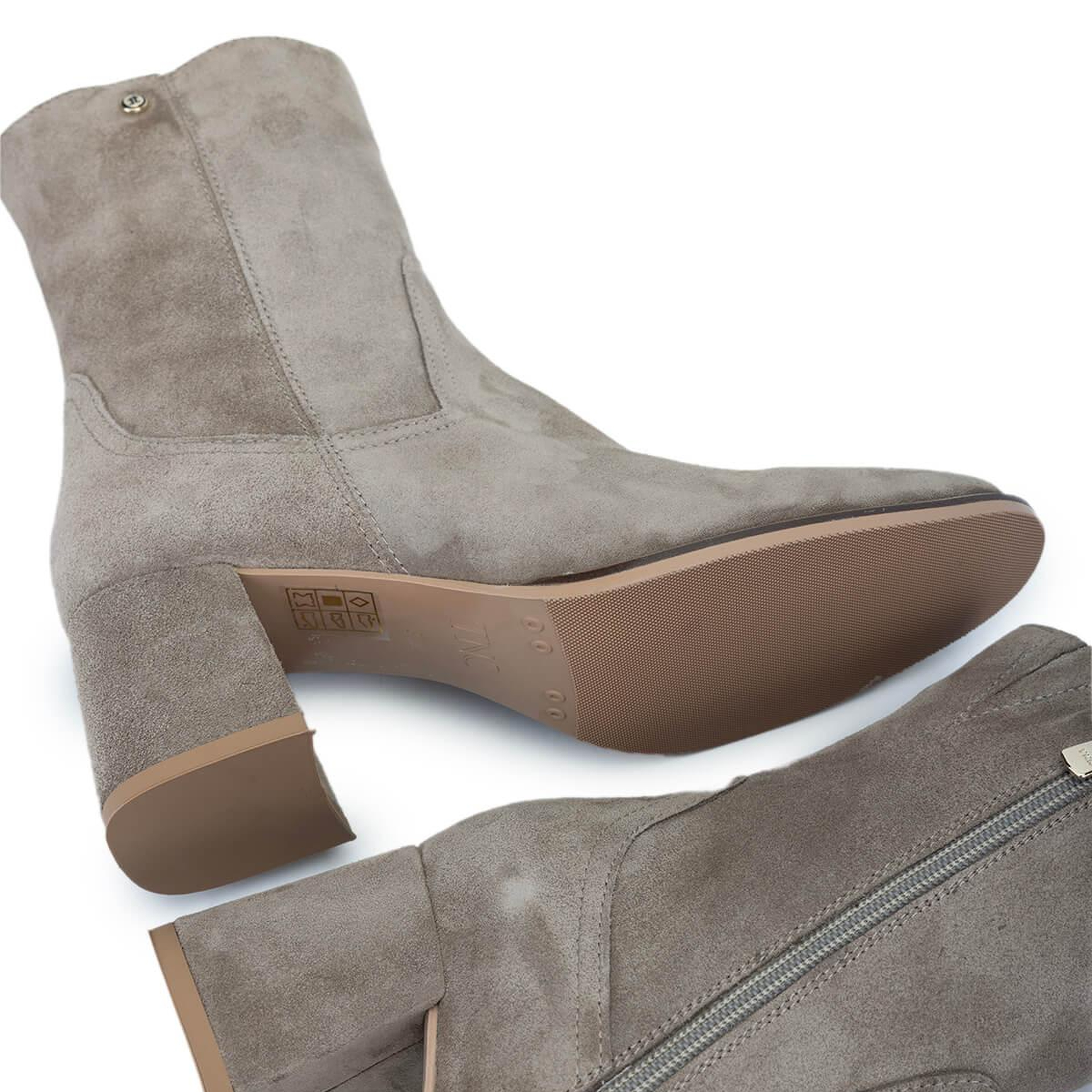 Tamer Tanca Kadın Hakiki Deri Vizon Süet Topuklu Bot