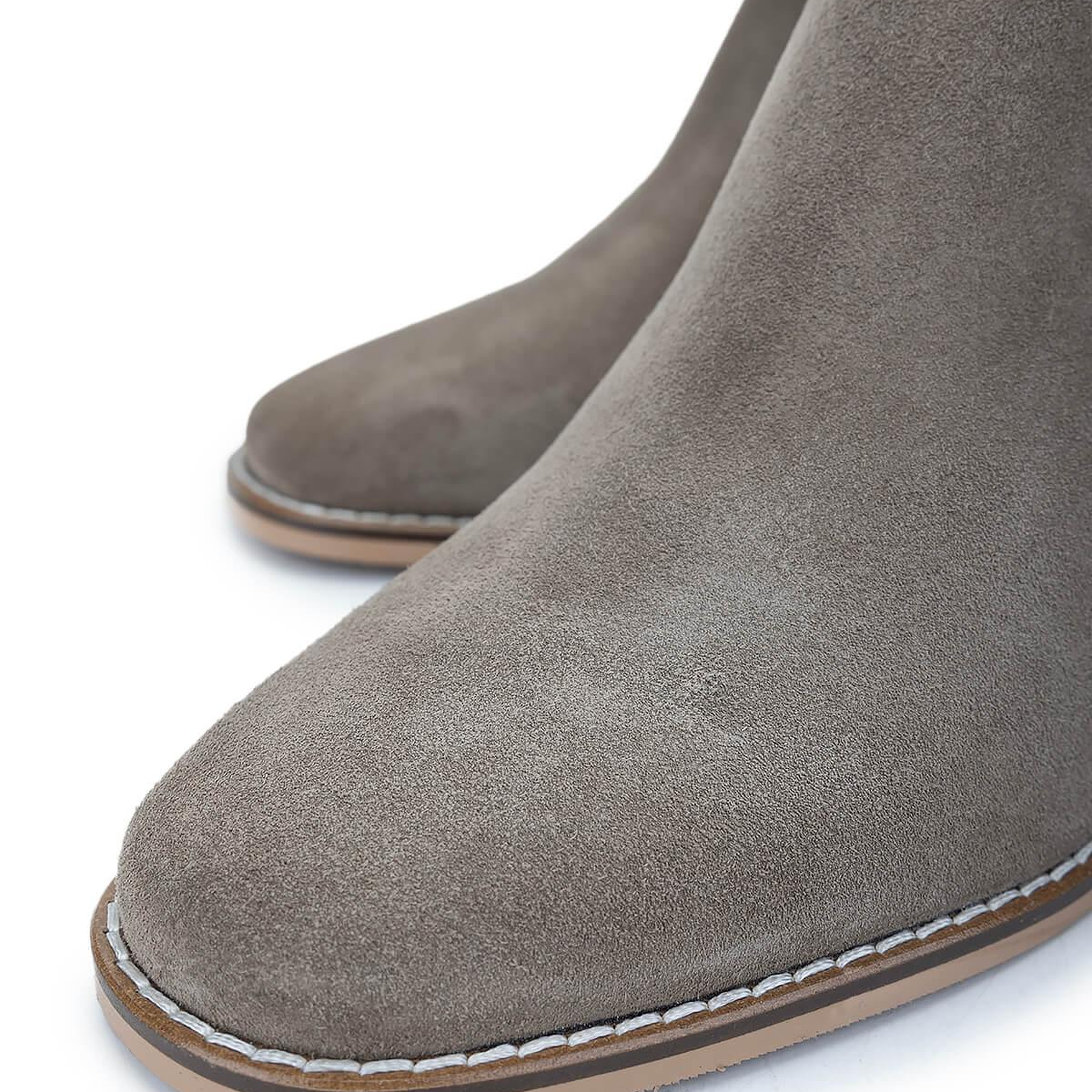 Tamer Tanca Kadın Hakiki Deri Vizon Süet Topuklu Bot