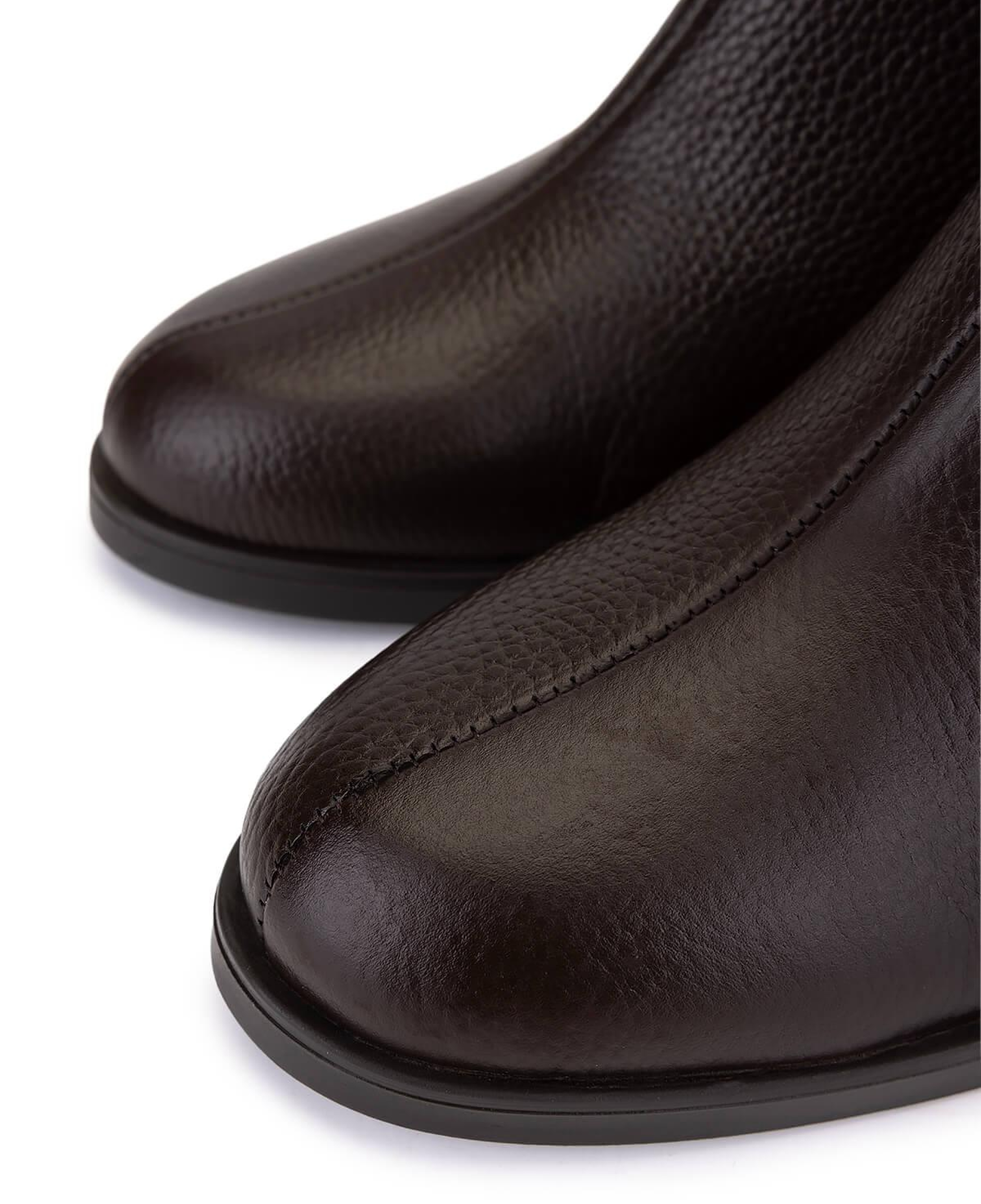 Tamer Tanca Kadın Hakiki Deri Kahverengi Topuklu Bot