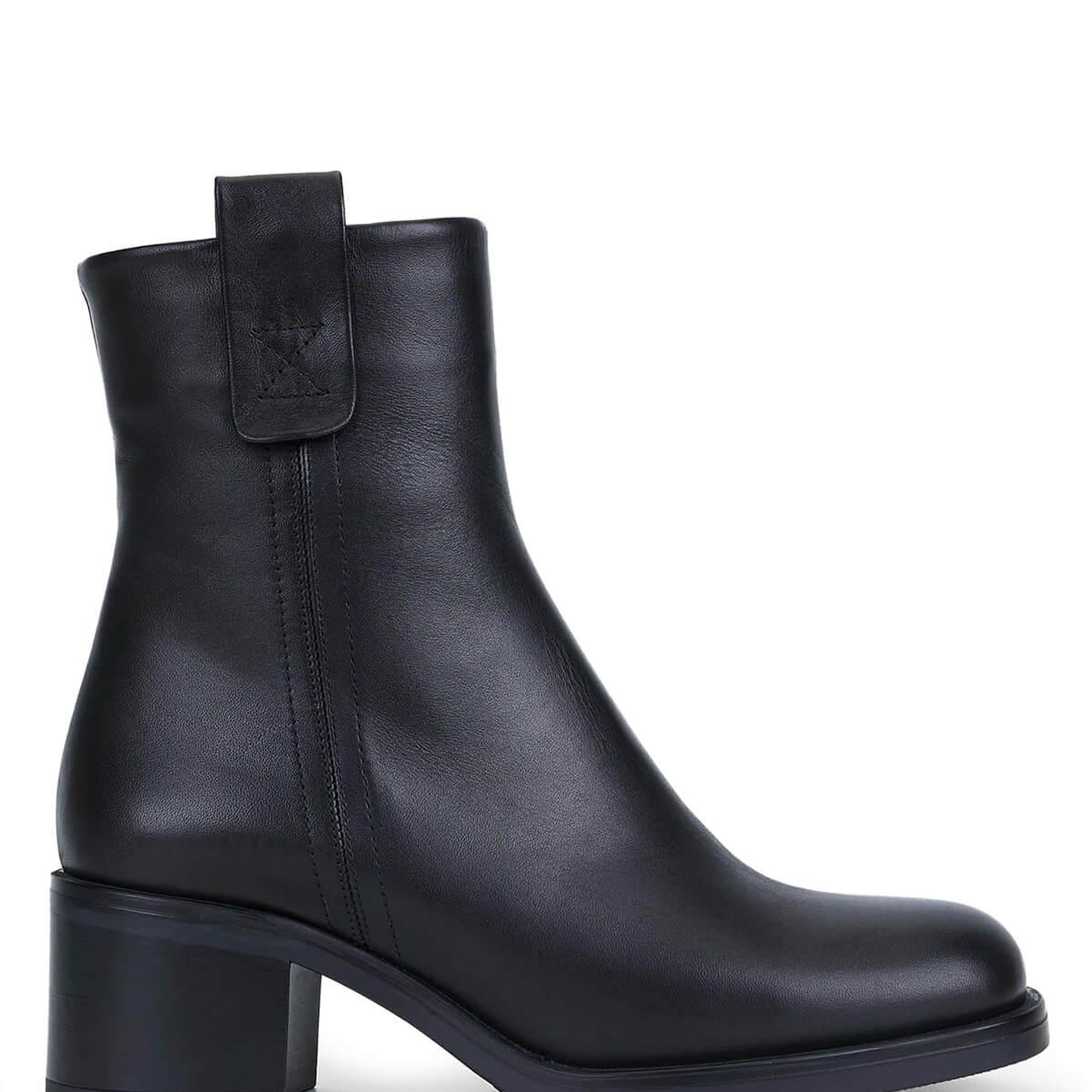 Tamer Tanca Kadın Hakiki Deri Siyah Deri Casual Bot