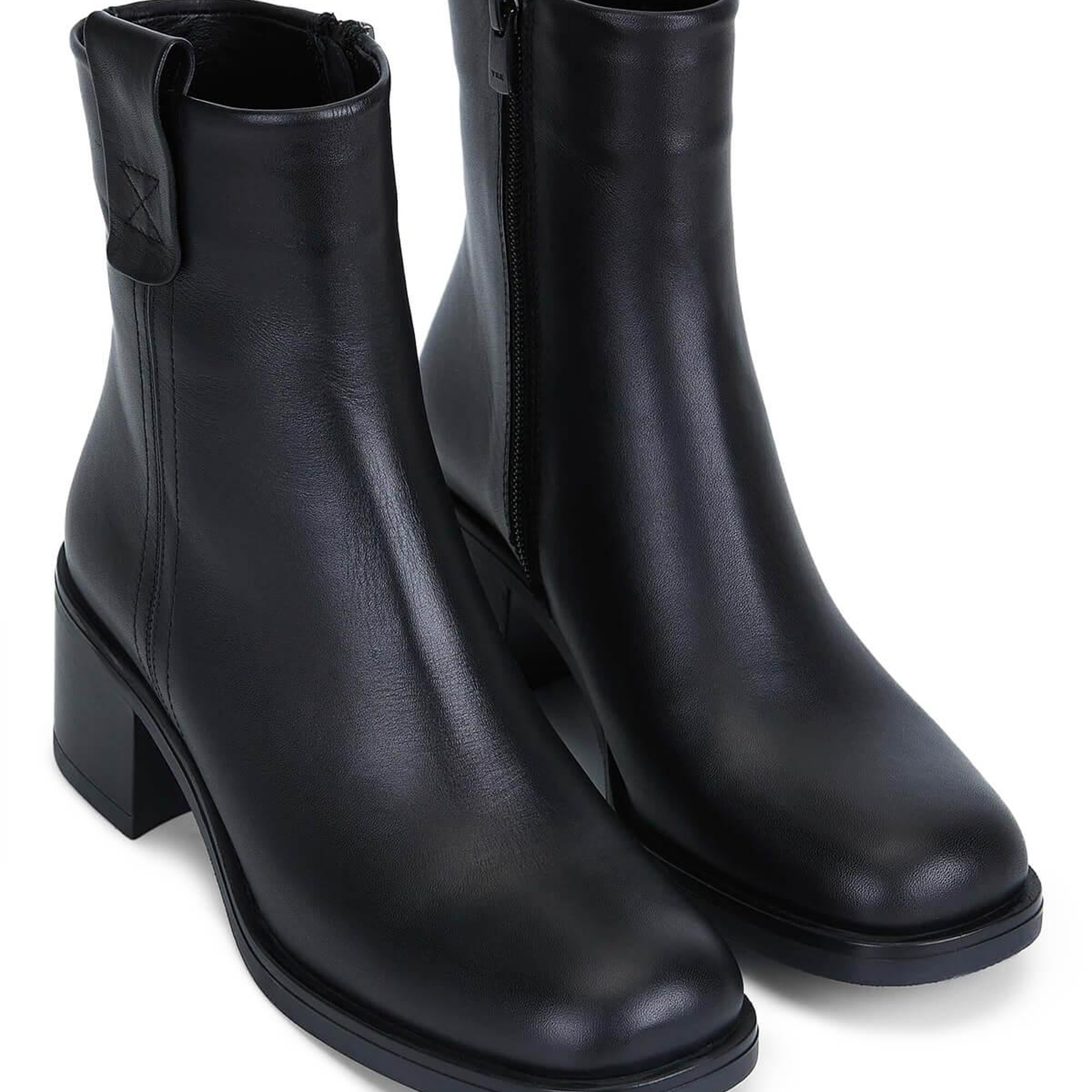 Tamer Tanca Kadın Hakiki Deri Siyah Deri Casual Bot