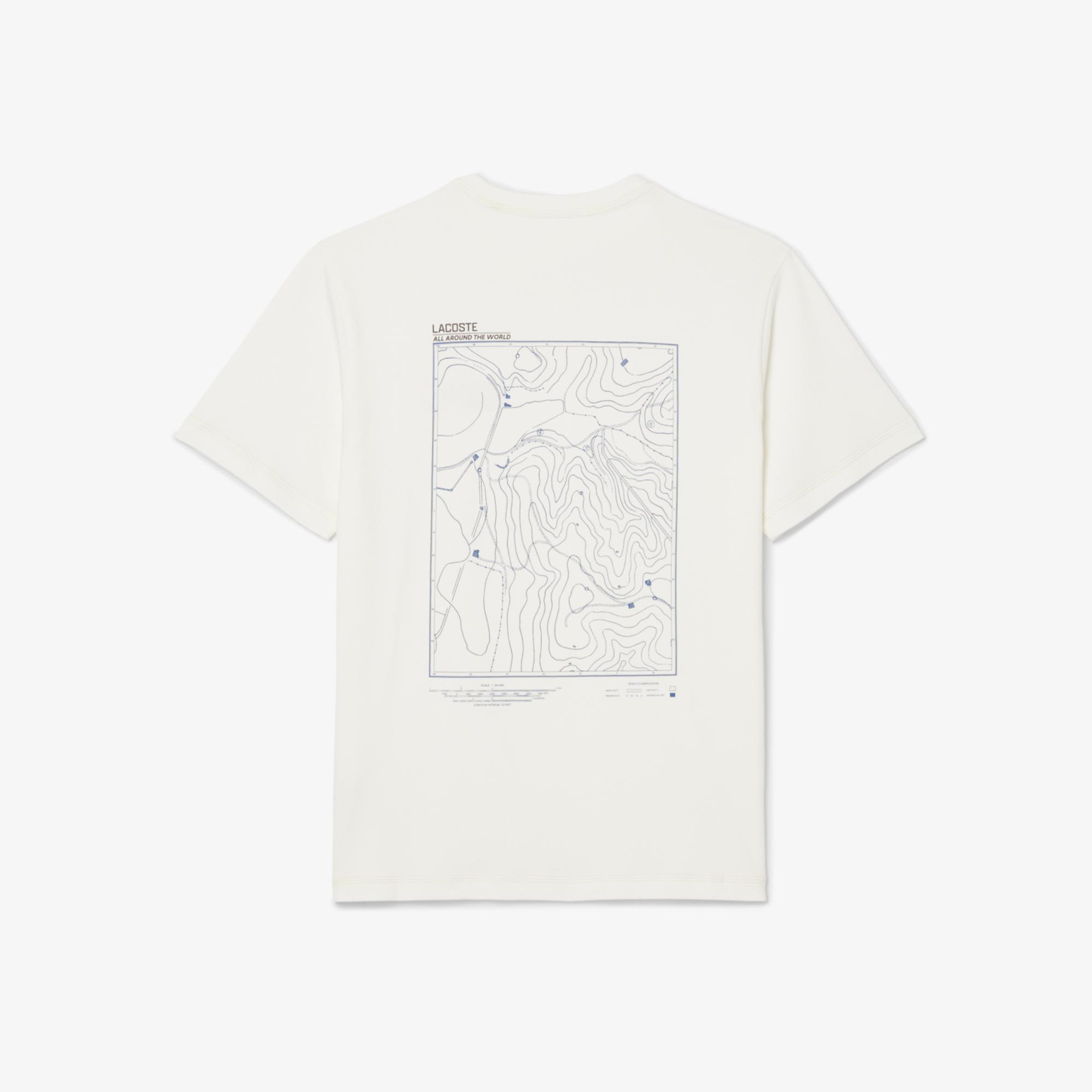 Lacoste Erkek Classic Fit Bisiklet Yaka Beyaz T-Shirt